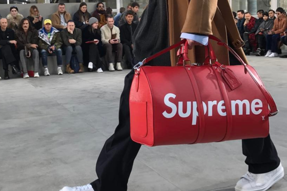 Longchamp, Lacoste, Louis Vuitton Harness Streetwear With Supreme –  Footwear News