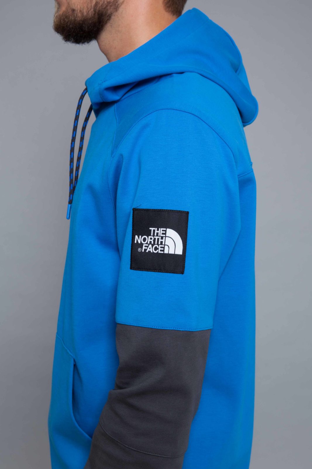 the north face blue hoodie