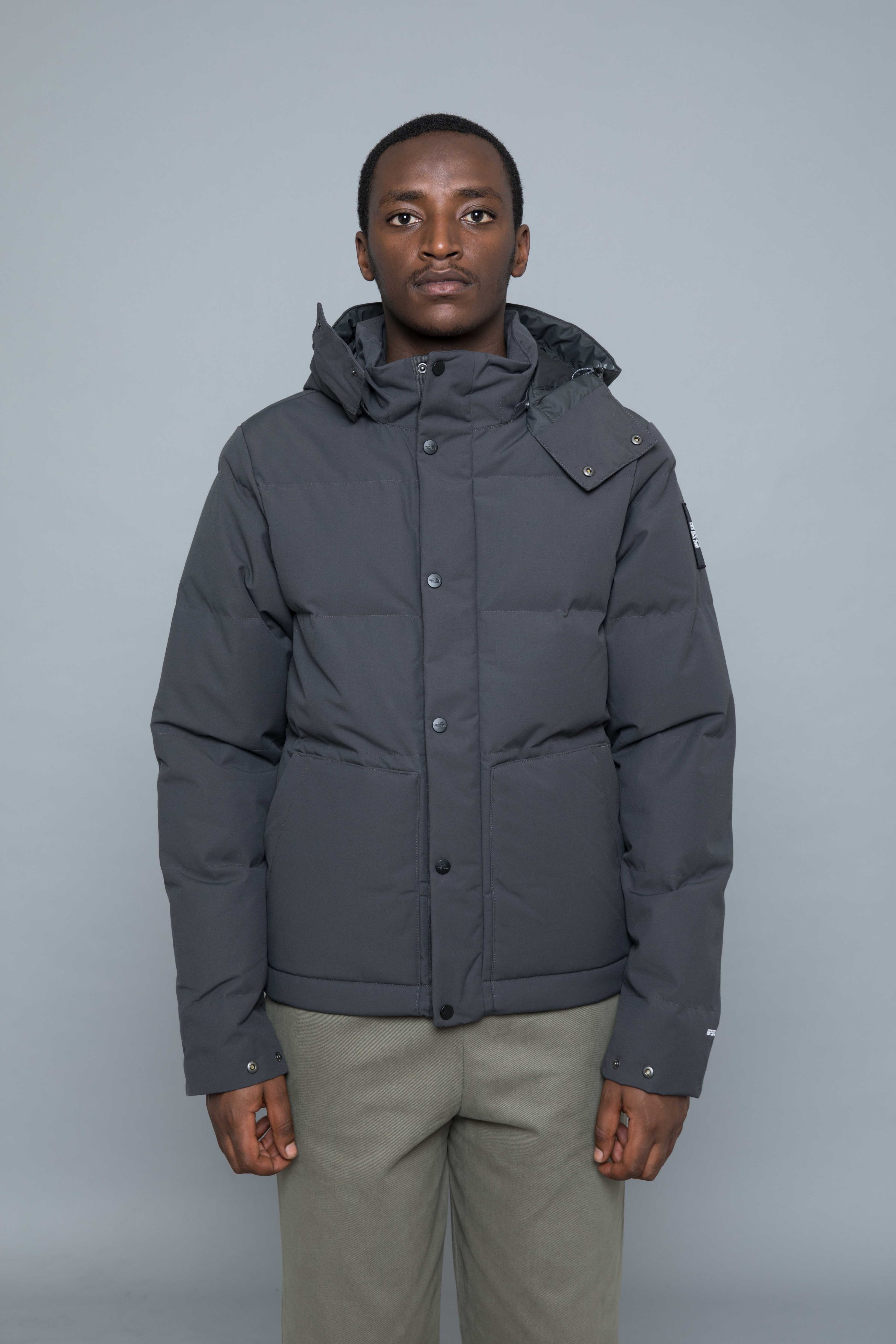 north face box canyon jacket grey 