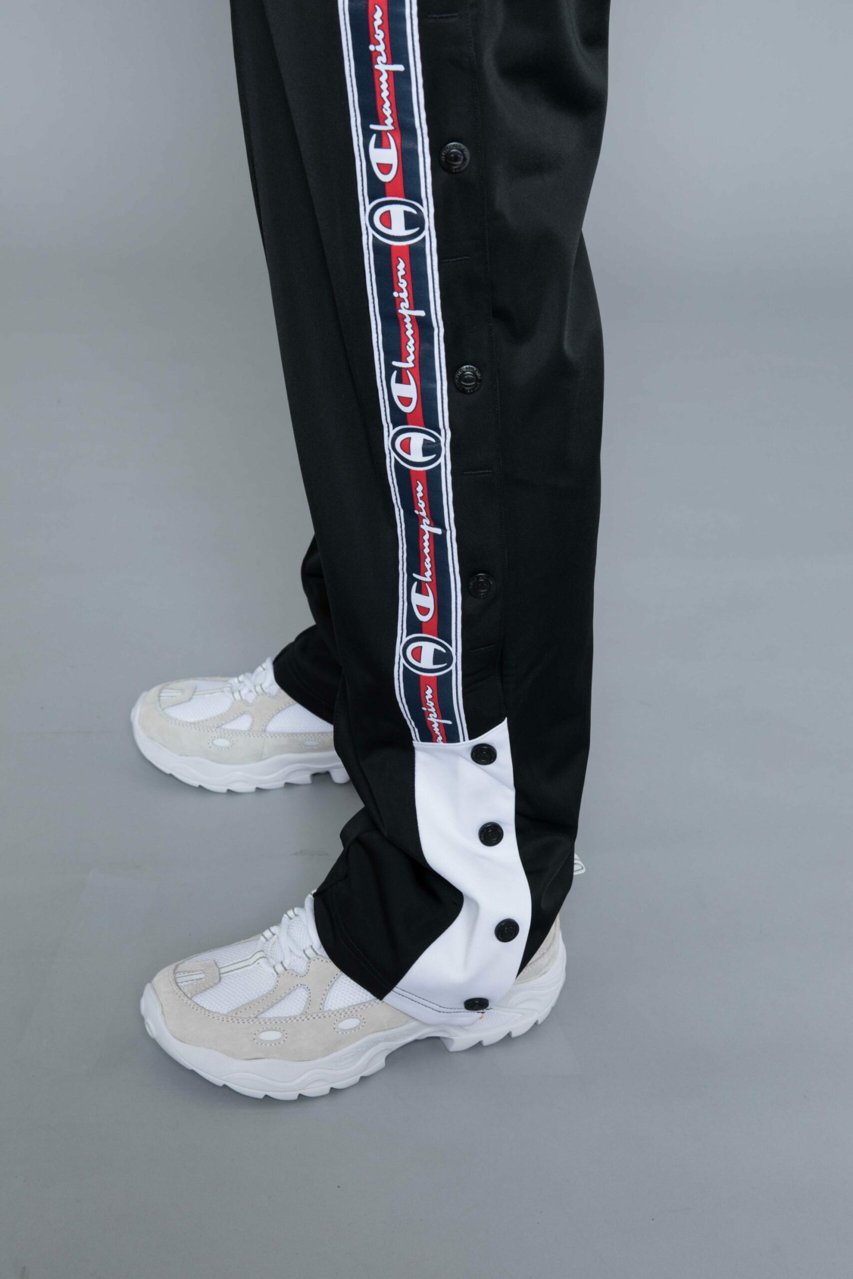 Track pants with buttons hotsell