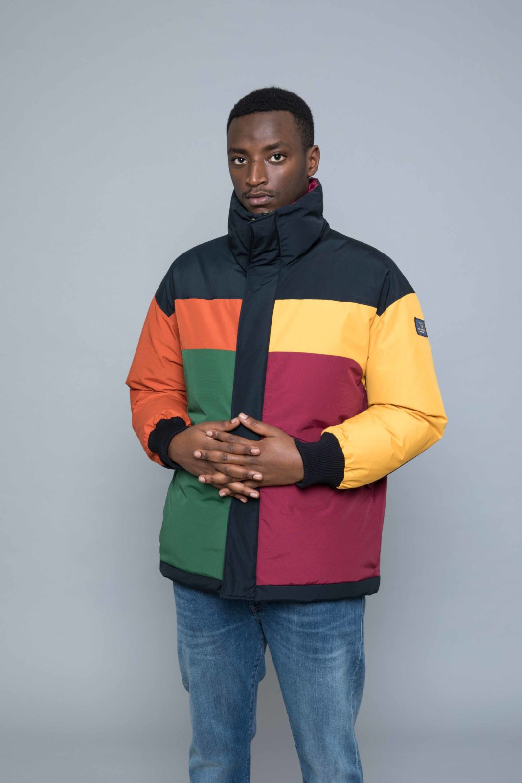 Aime Leon Dore Color Blocked Down Jacket new york Centrevillestore