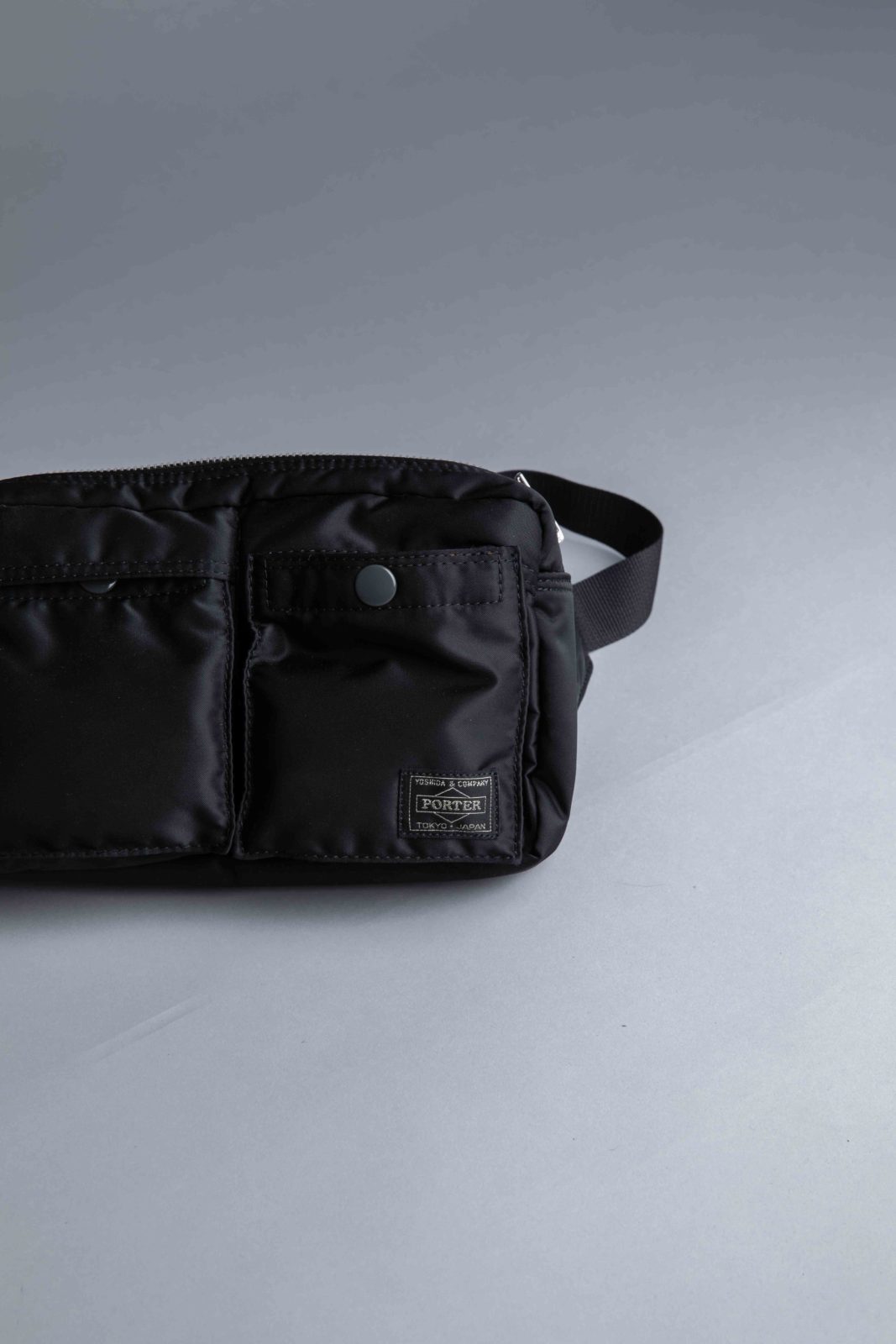 Porter Yoshida Waist Bag Black head porter - Centrevillestore