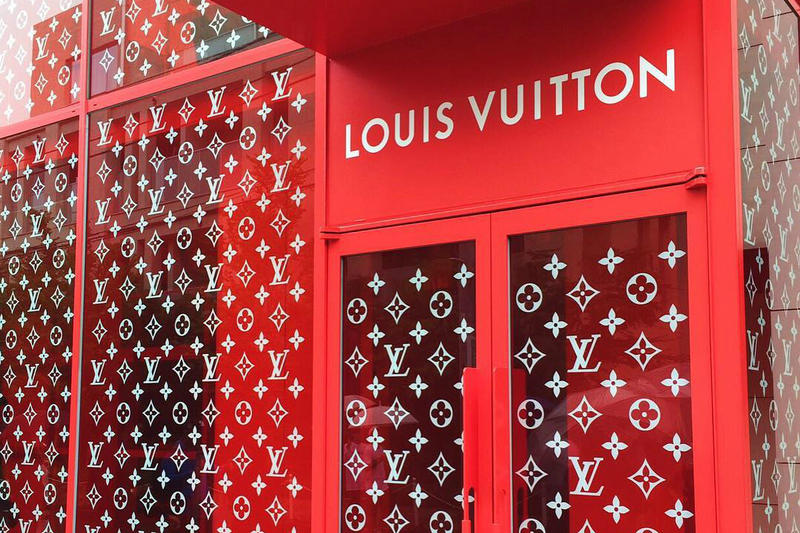 Louis Vuitton x Supreme Store Design.