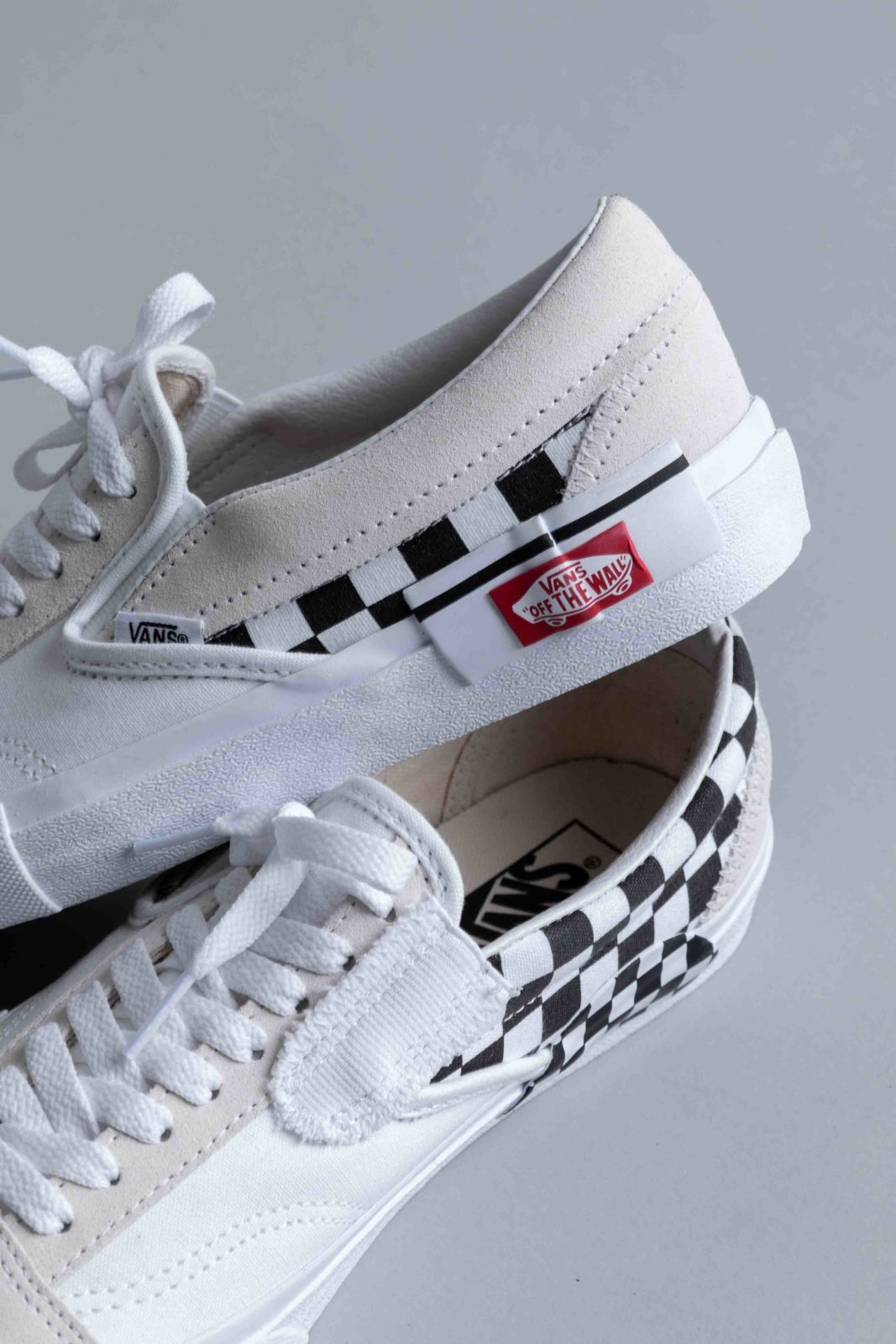 Vans Slip-on Cap LX White Checkerboard 