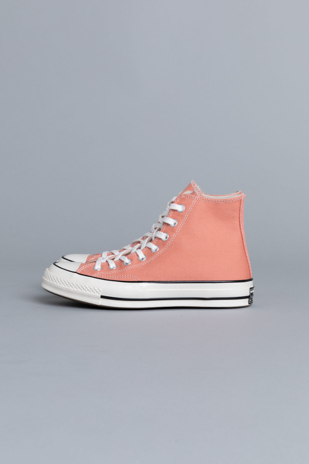 peach high top converse