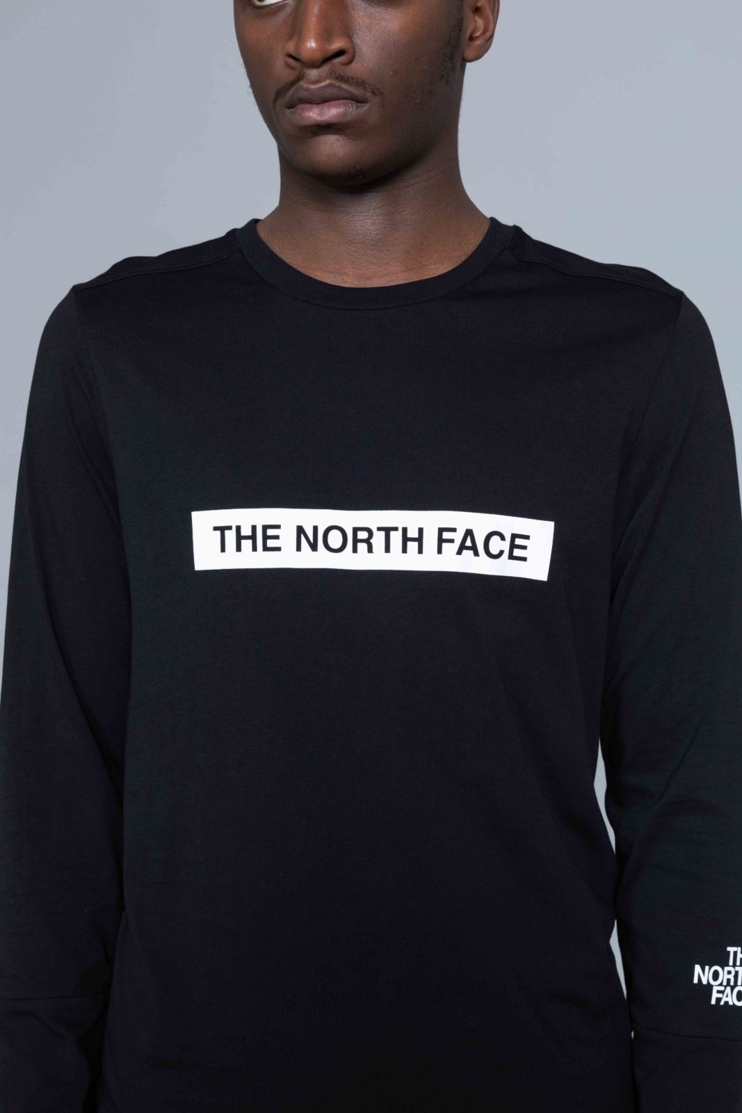 black north face long sleeve top