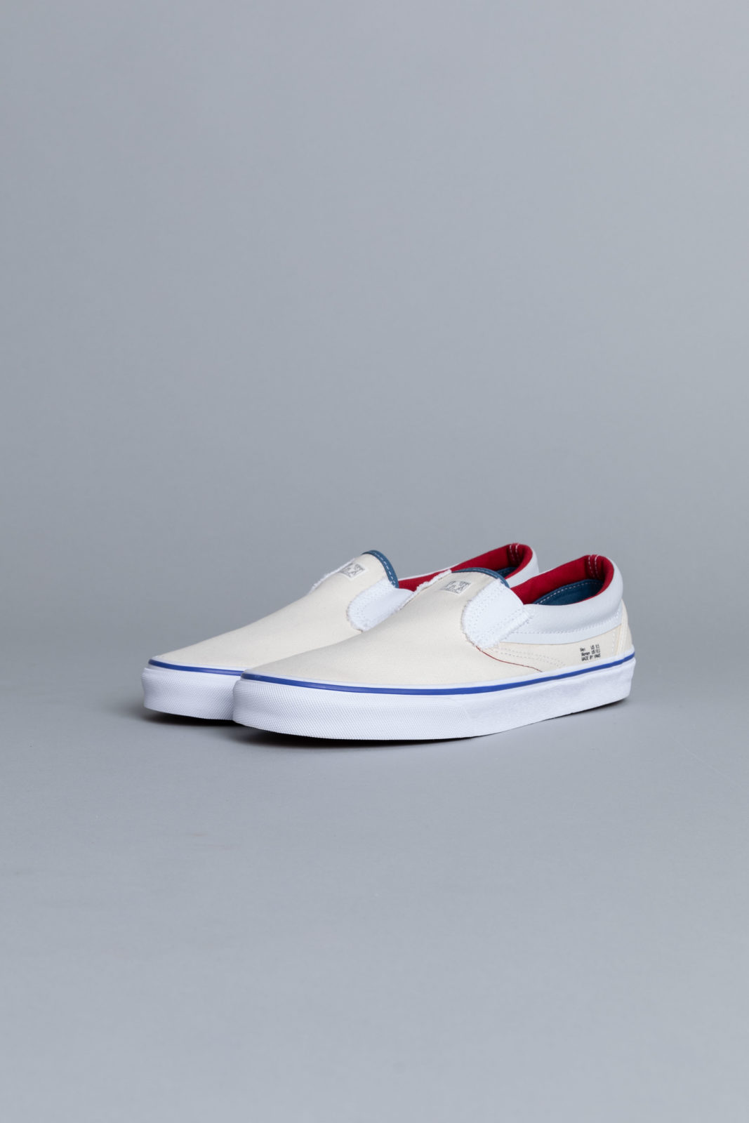 vans slip on outside in