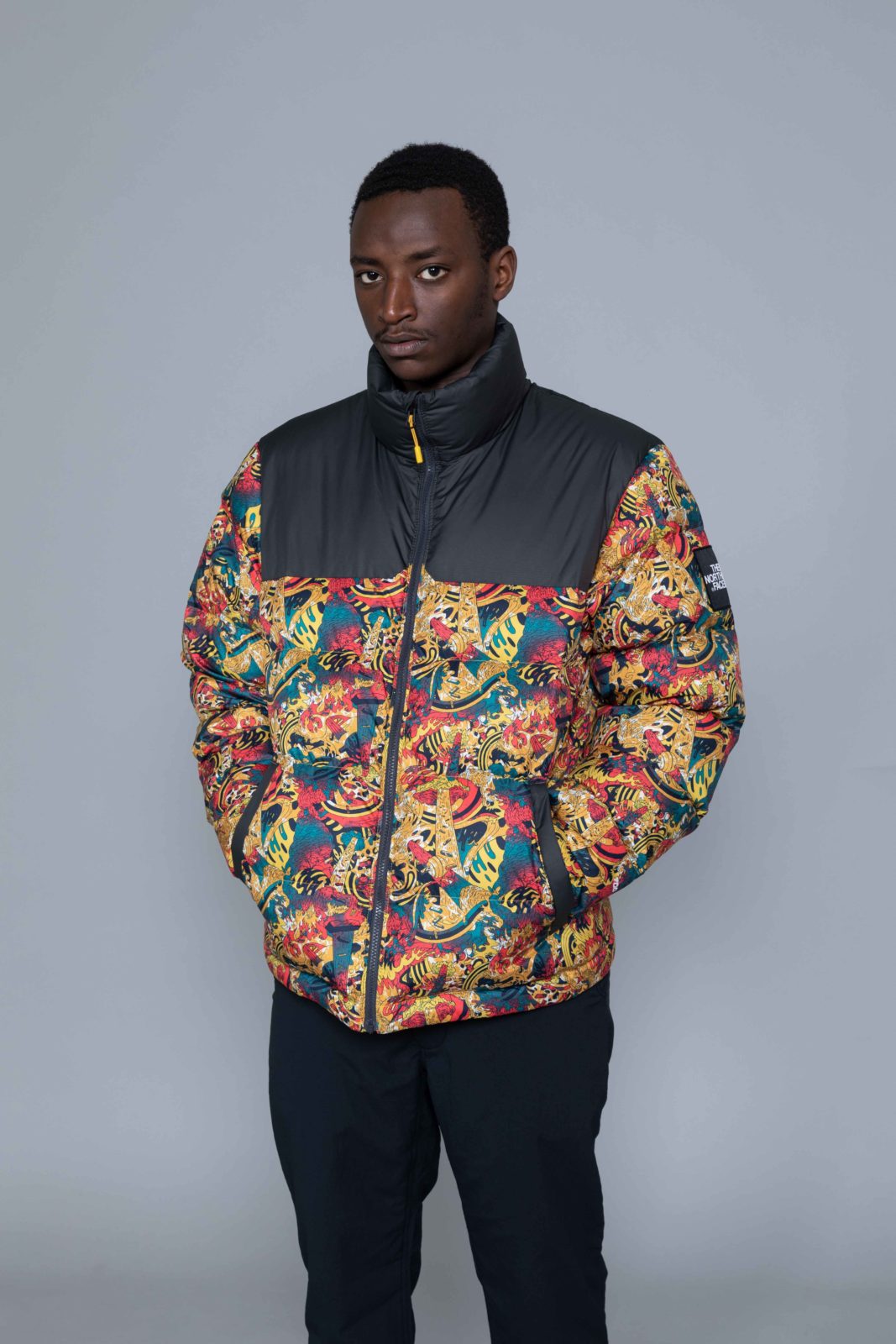 Face 1992 Nuptse Jacket Leopard Print 