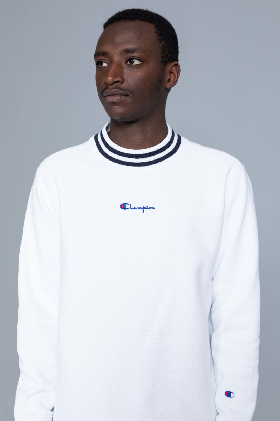 High neck champion sweatshirt discount