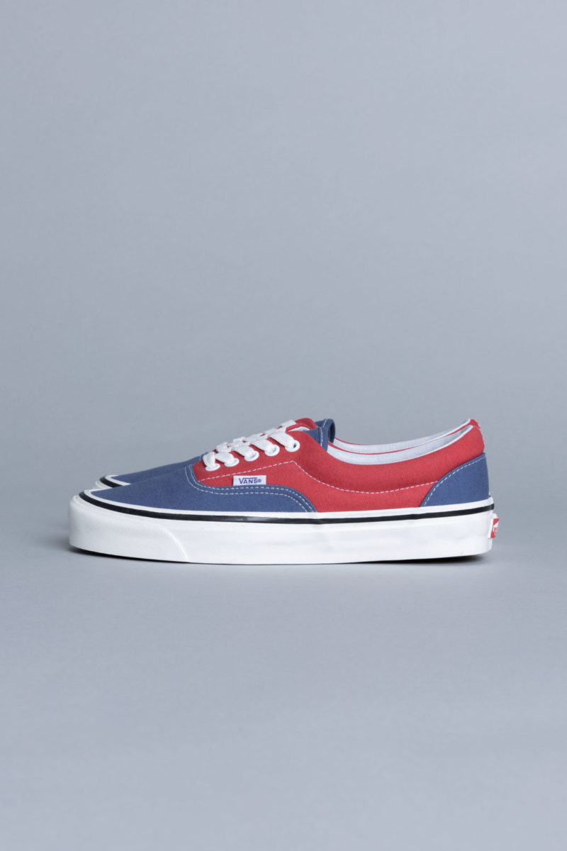 vans era red blue