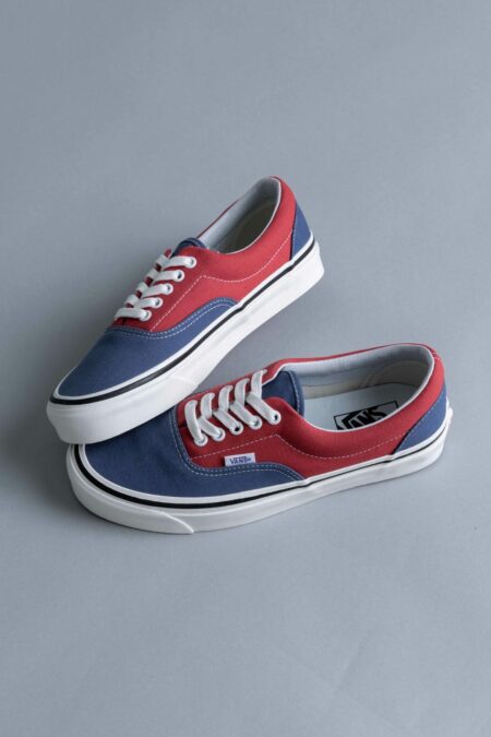 red and navy vans