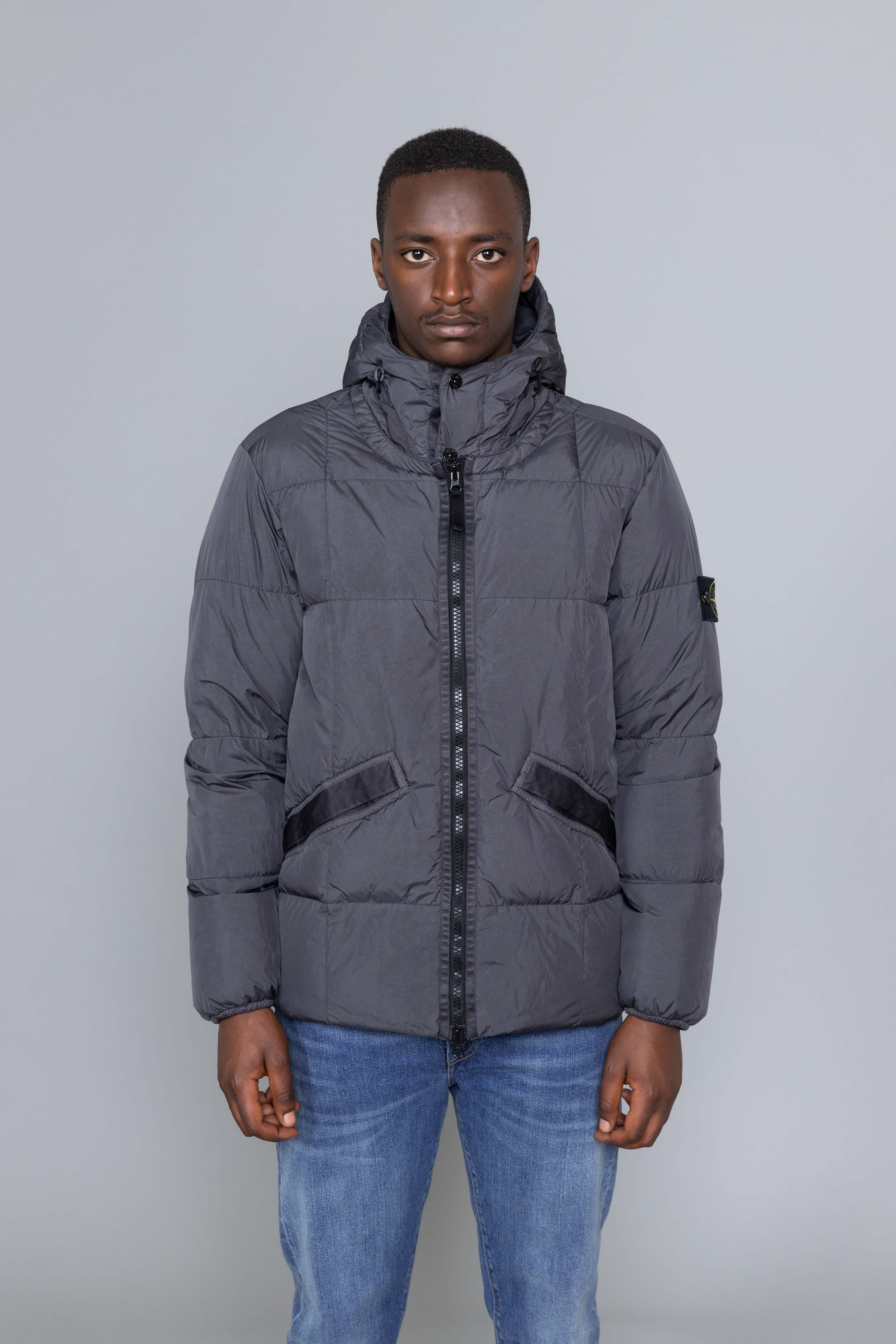 stone island hoodie dark grey
