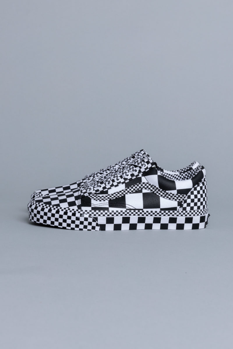 vans old skool black white checkerboard