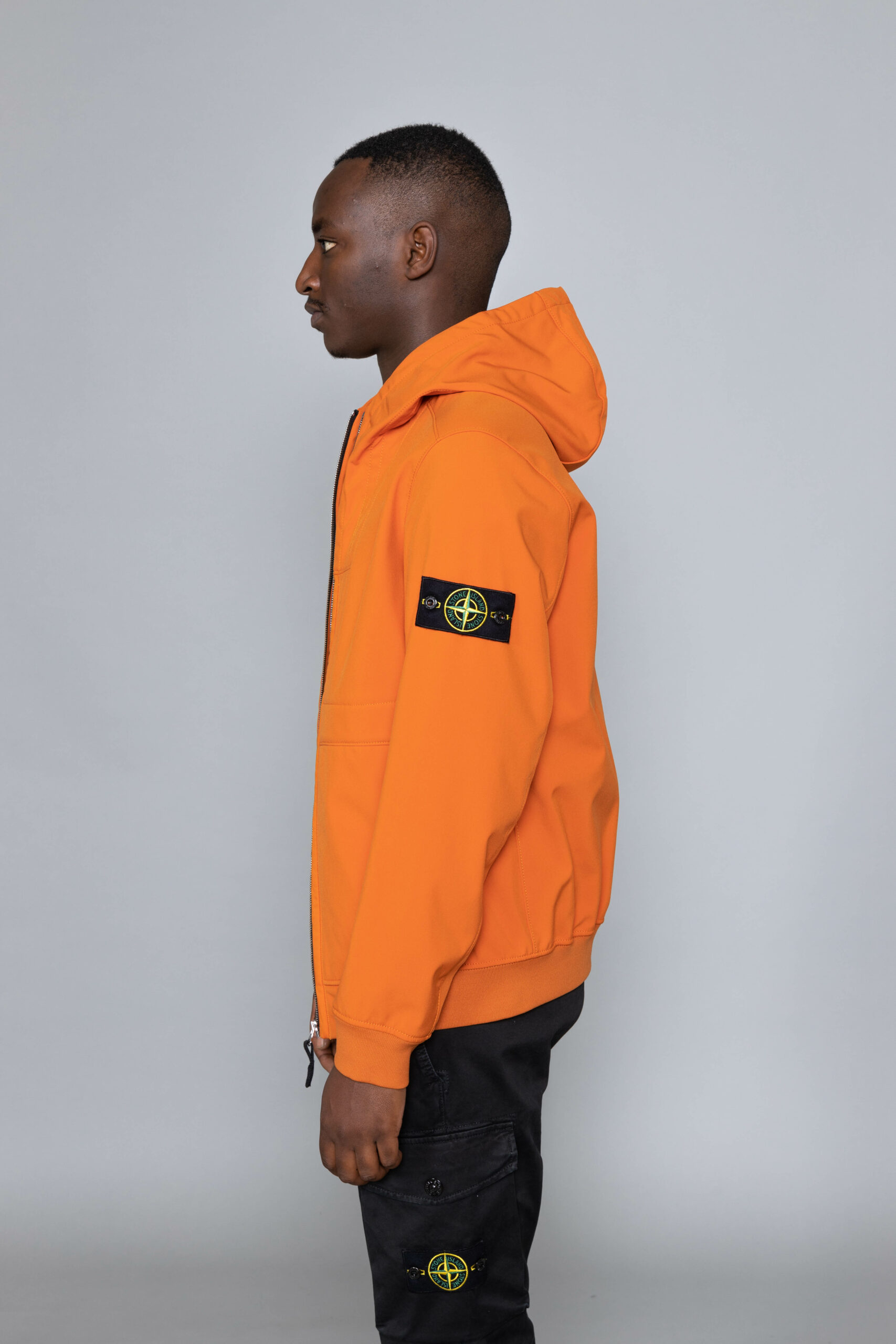Stone Island Soft Shell R Jacket Orange Men Store Centrevillestore