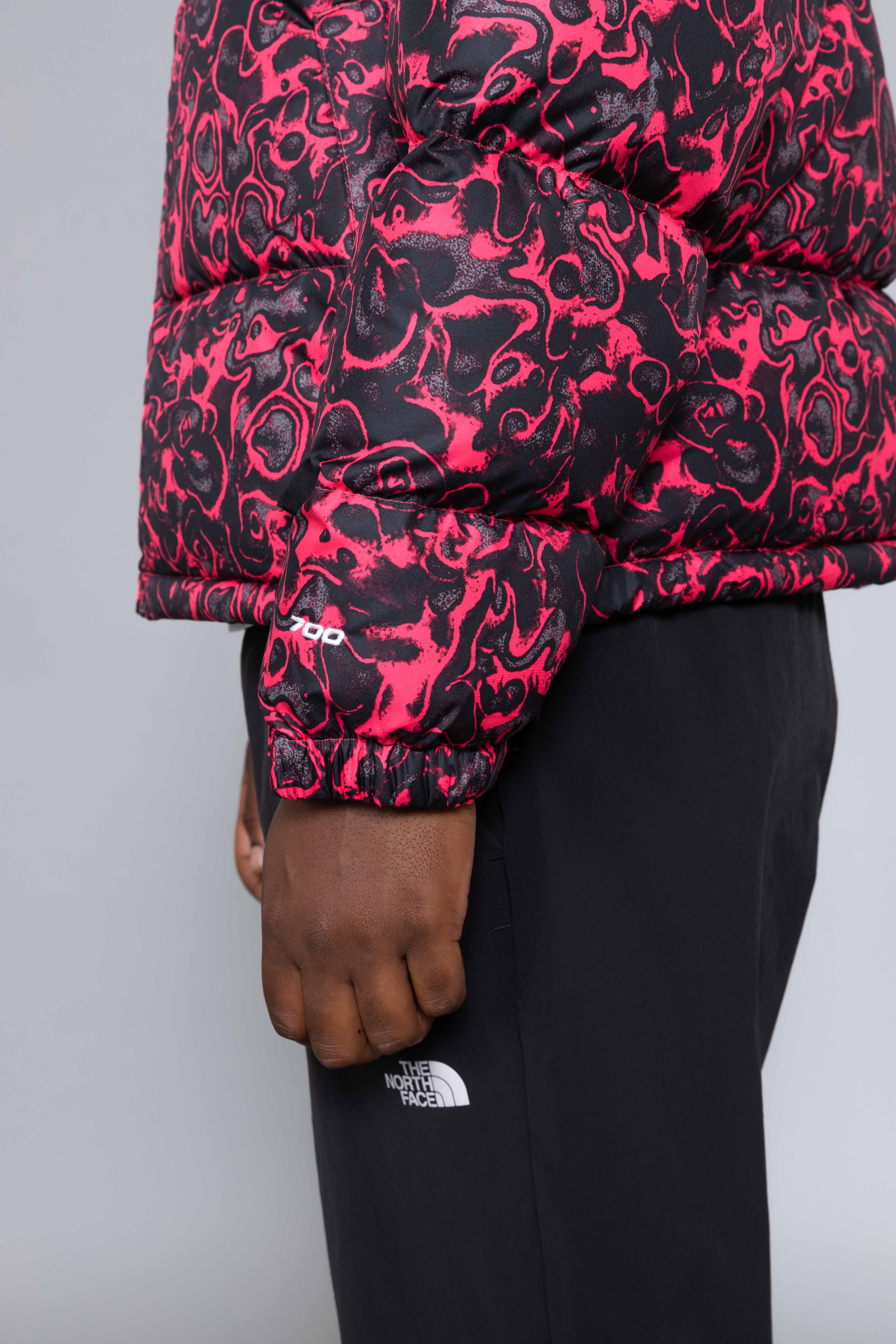 the north face nuptse rose