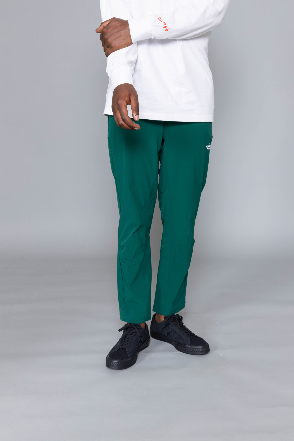 north face green pants