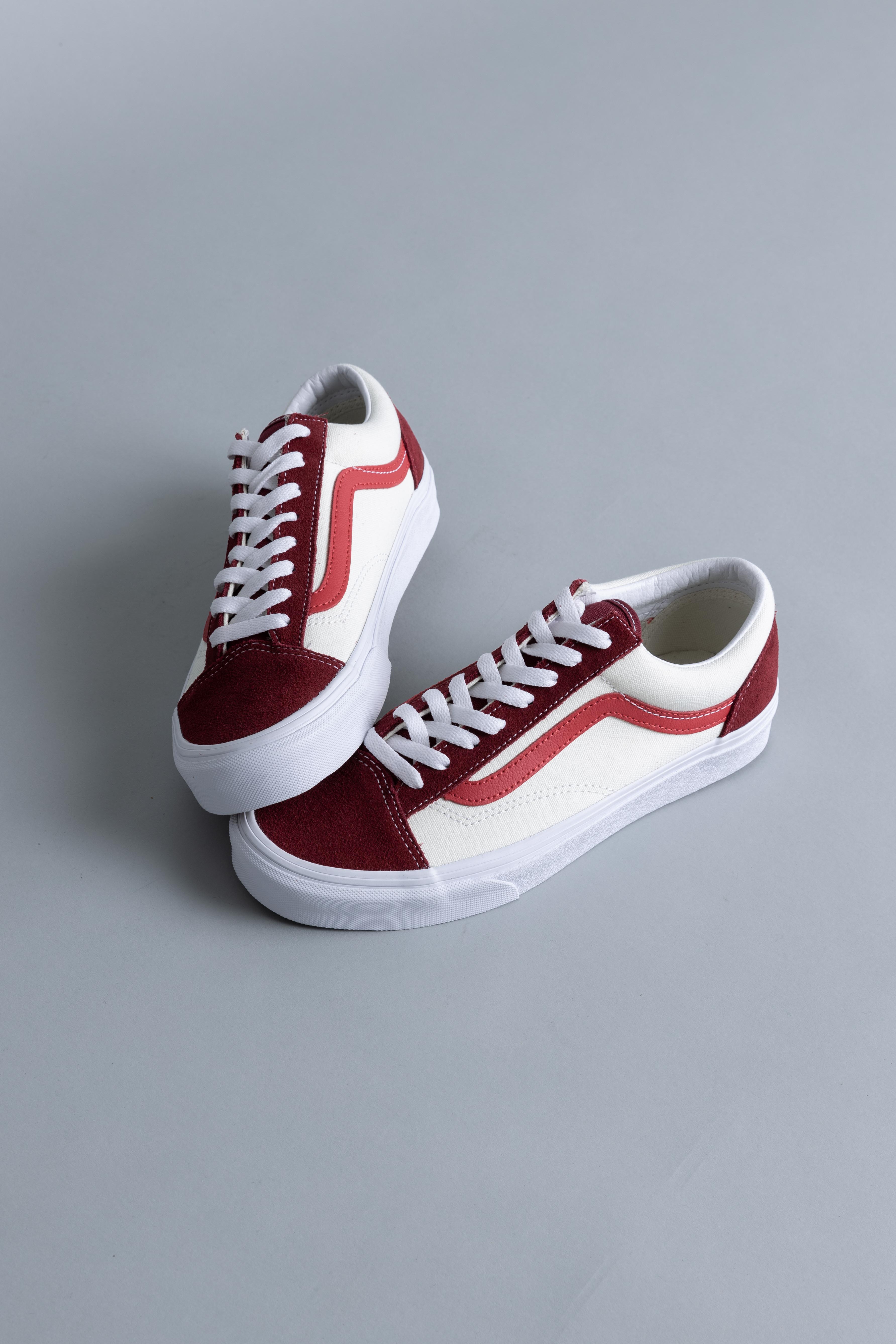 vans style 36 retro sport biking red