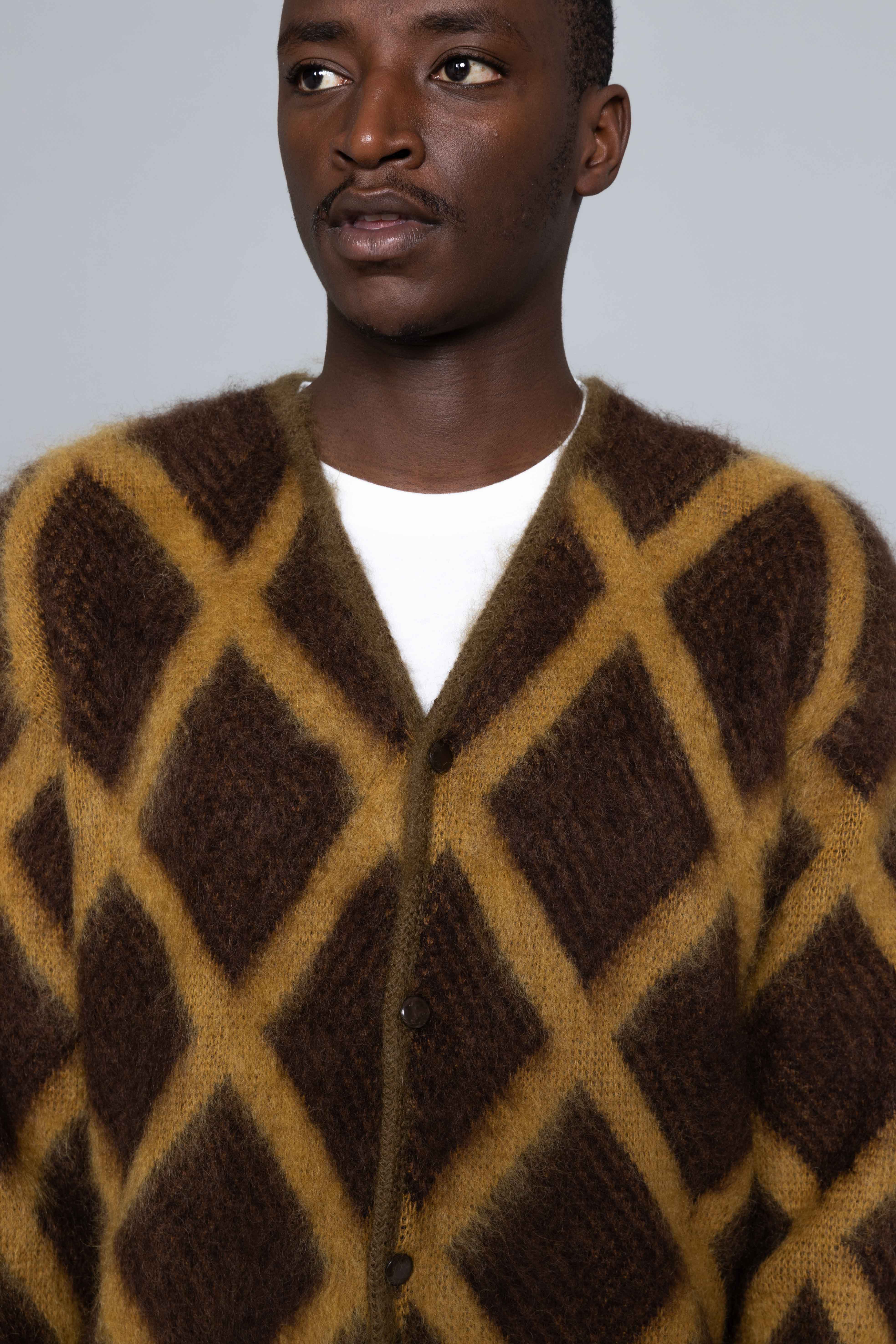 Needles Mohair Cardigan Diamond japan 