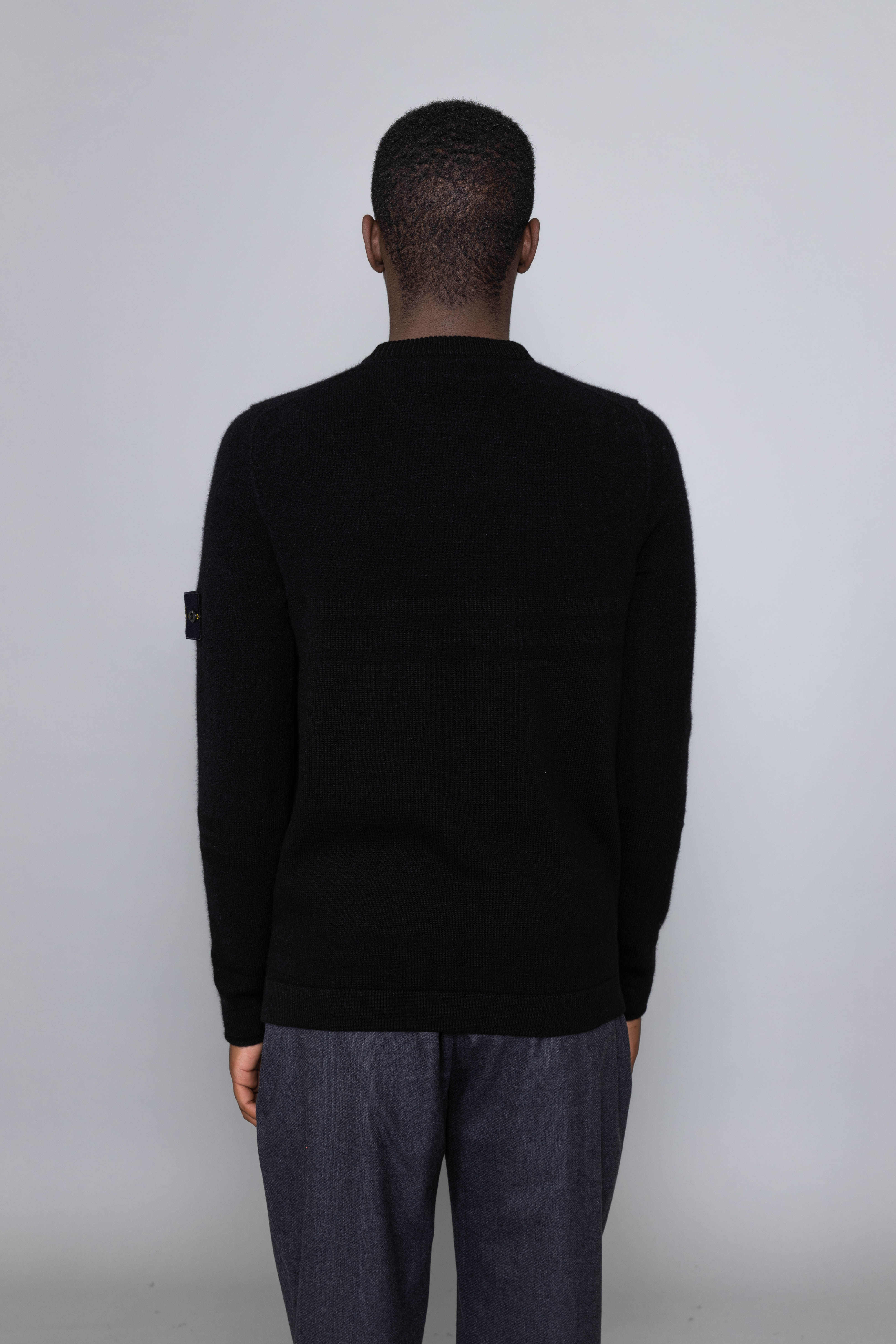 Stone Island Stripe Knitwear Black sale 