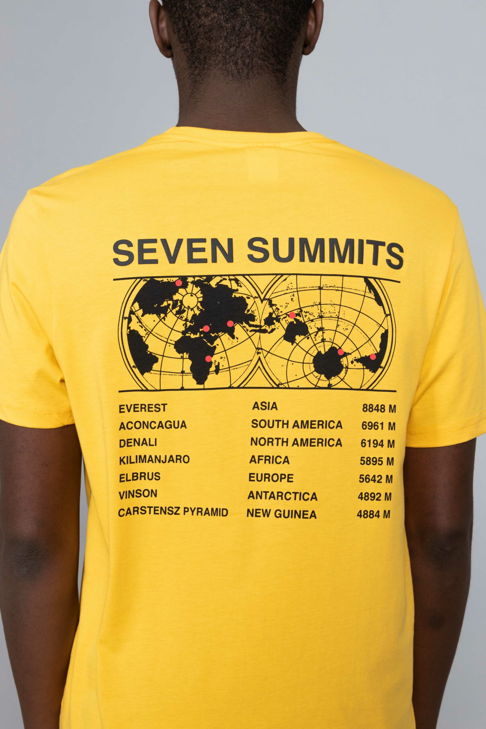 The North Face 7 Summit Tee Yellow nuptse - Centrevillestore