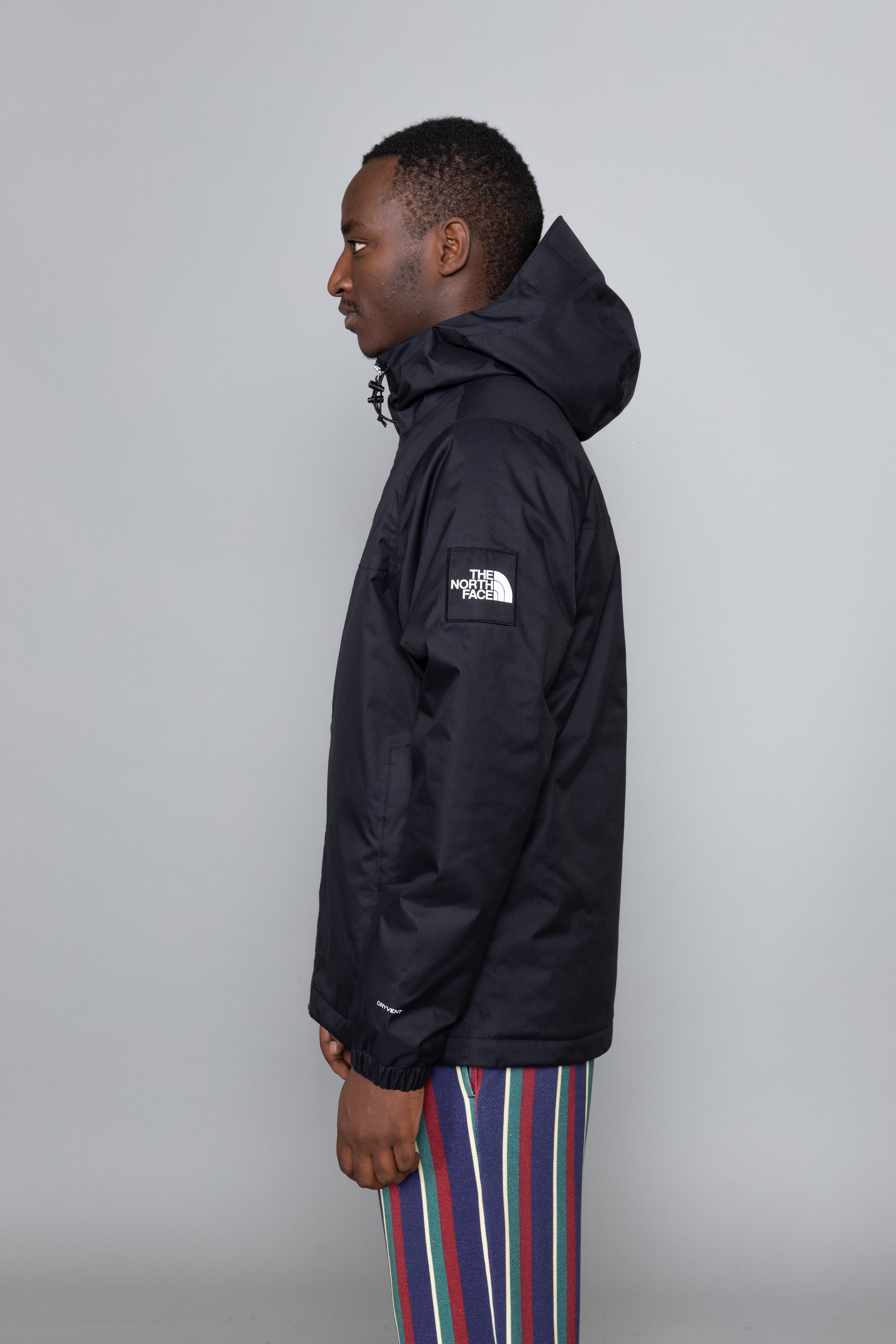 the north face mountain q jacket in black