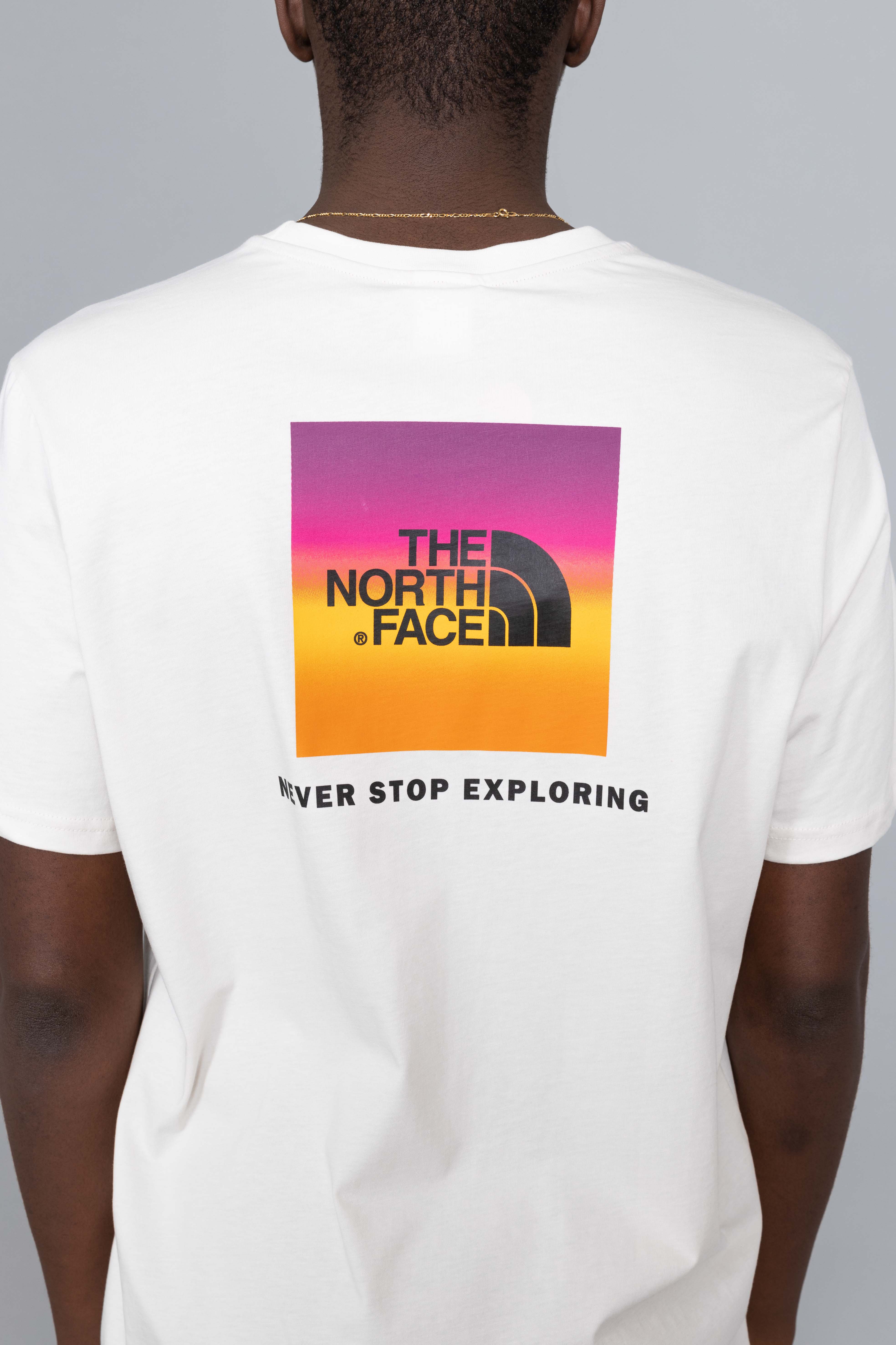 the north face red box tee