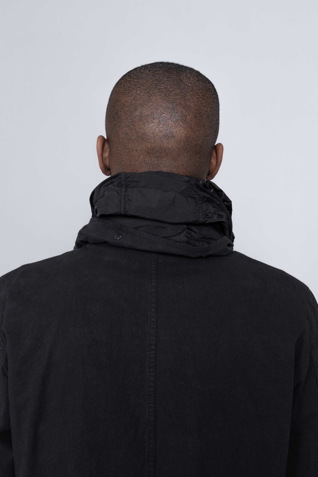 Stone Island Cotton Cordura Field Jacket Black menswear store 
