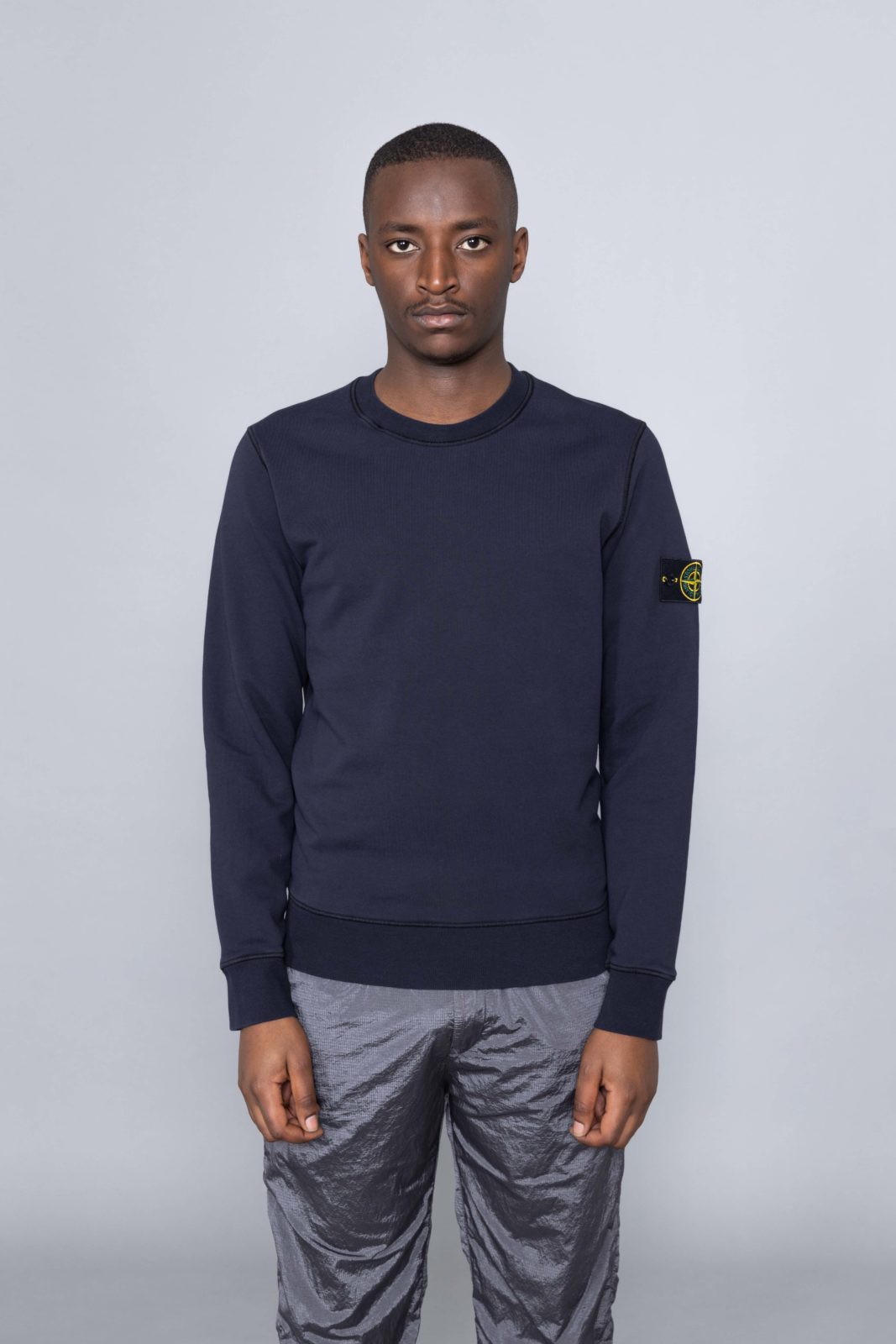 Stone Island Crewneck Sweatshirt Navy Blue - Centrevillestore