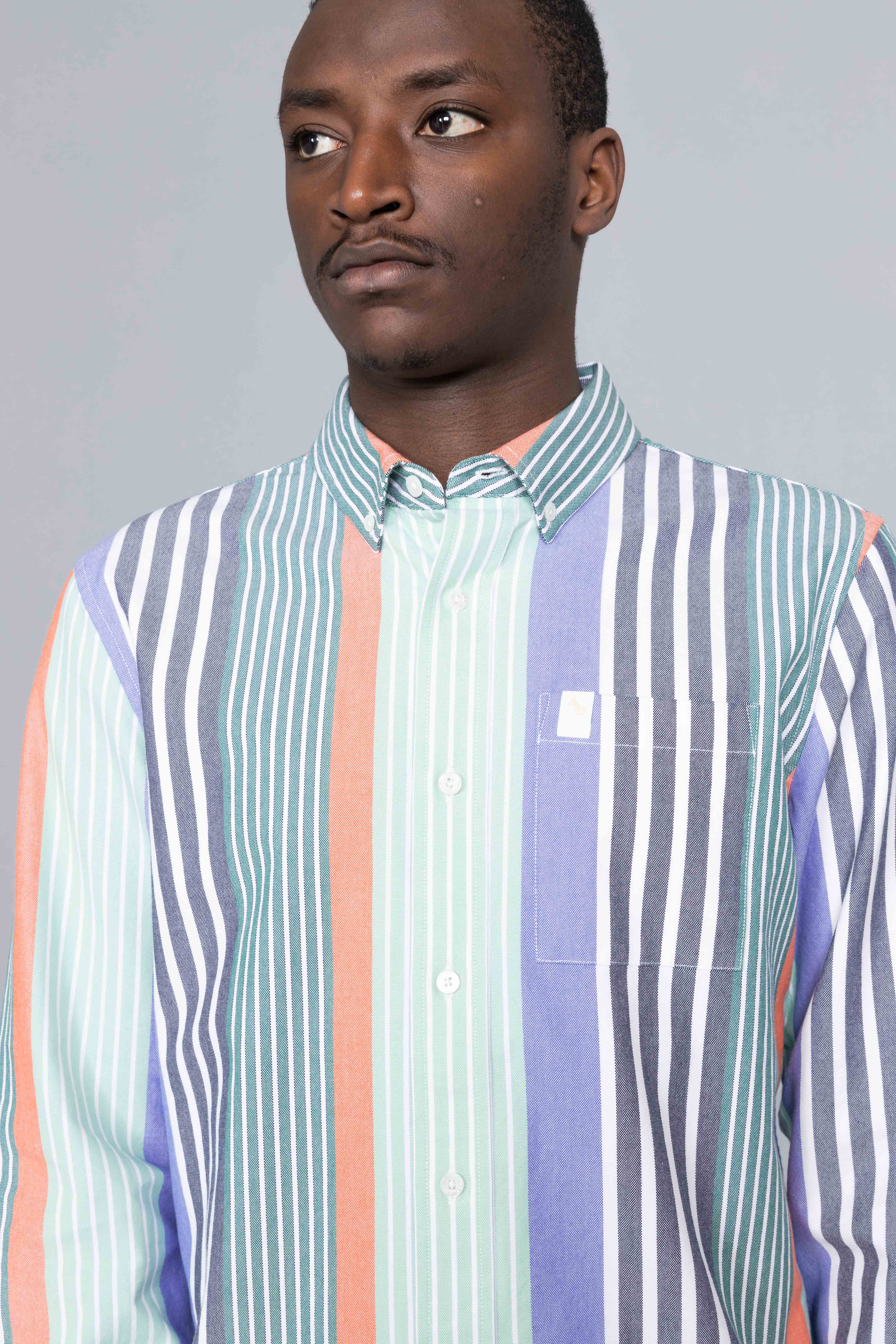 Aime Leon Dore Striped Oxford Shirt 