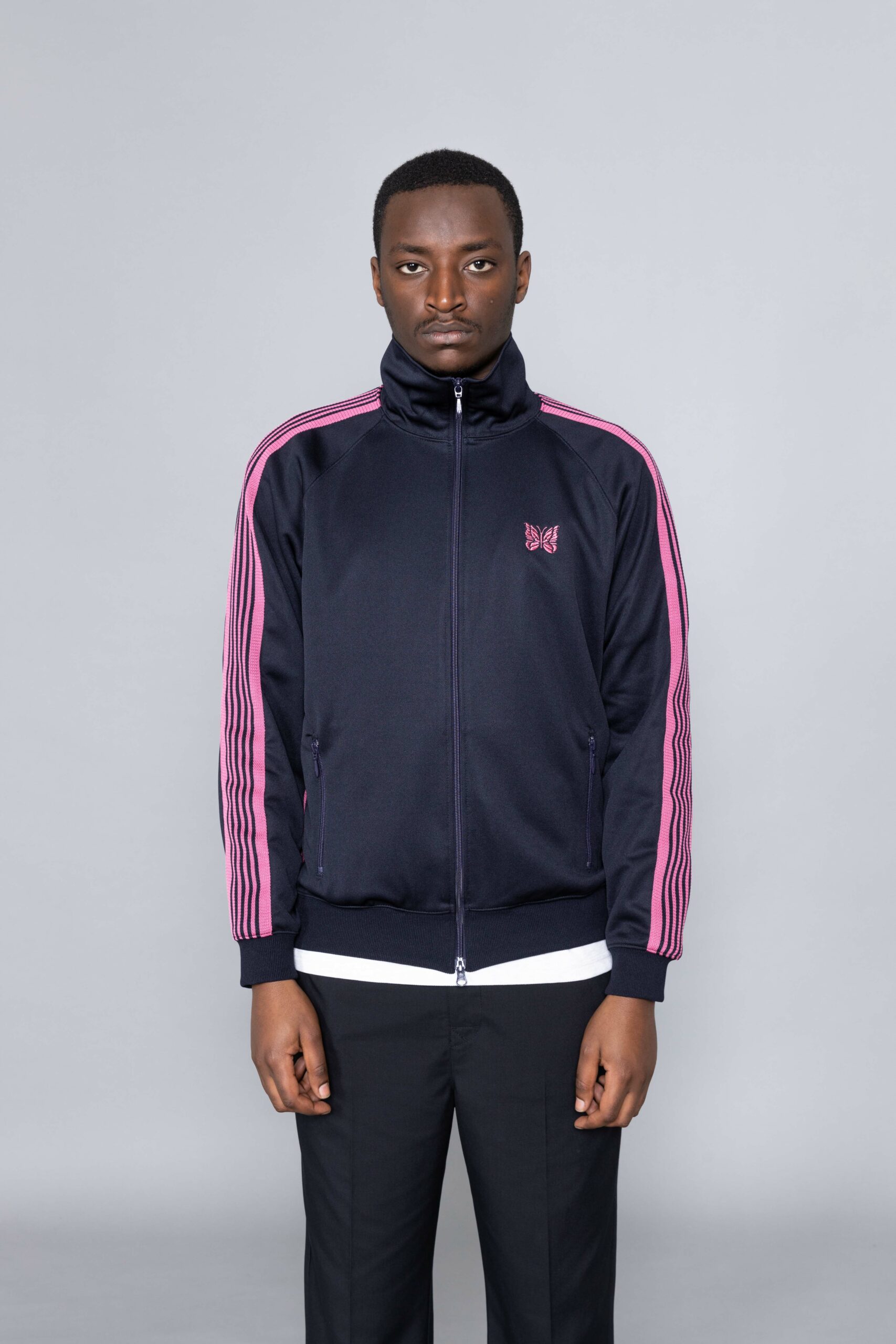 Needles Track Jacket Poly Smooth navy - Centrevillestore