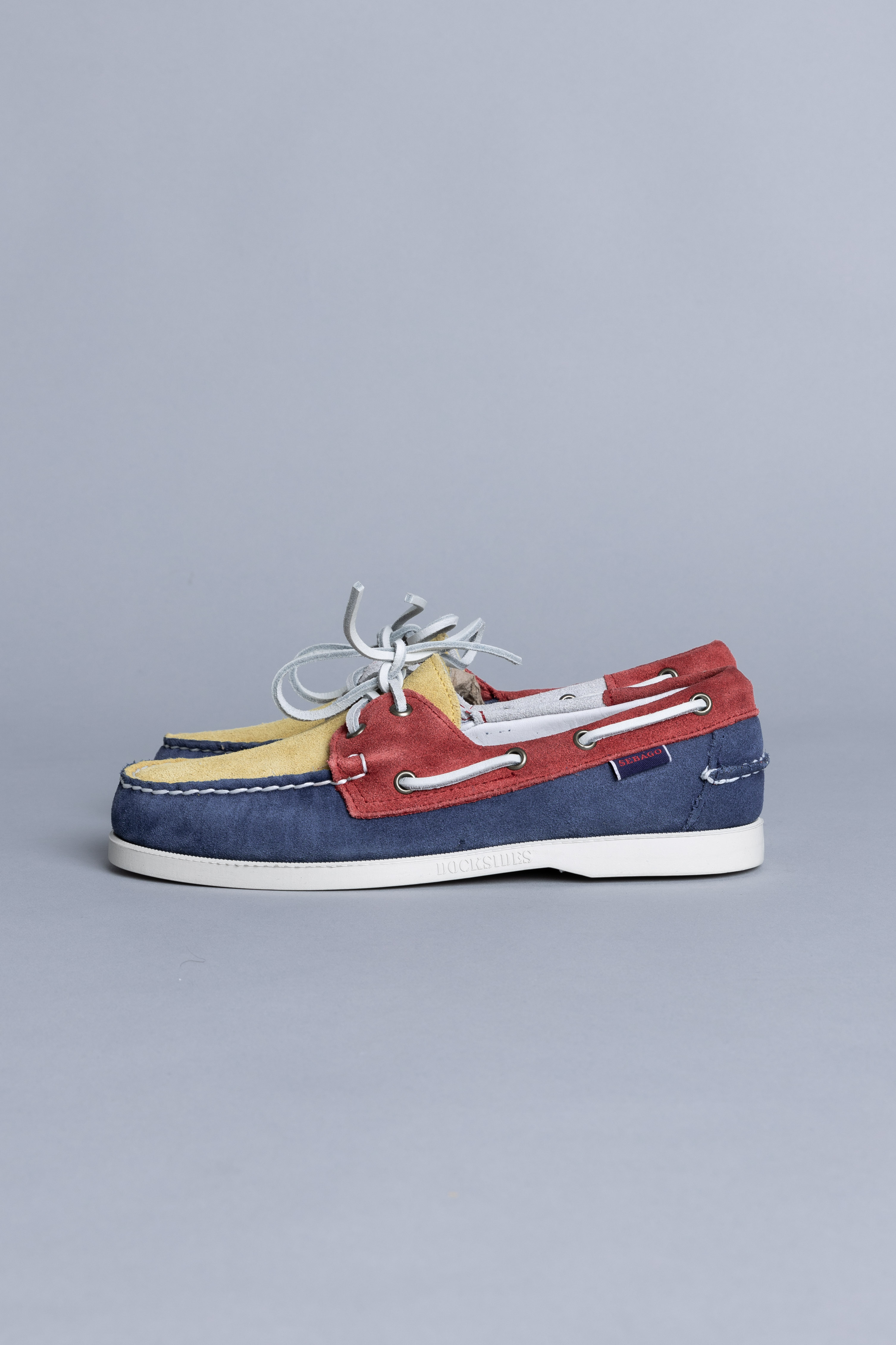 sebago docksides blue