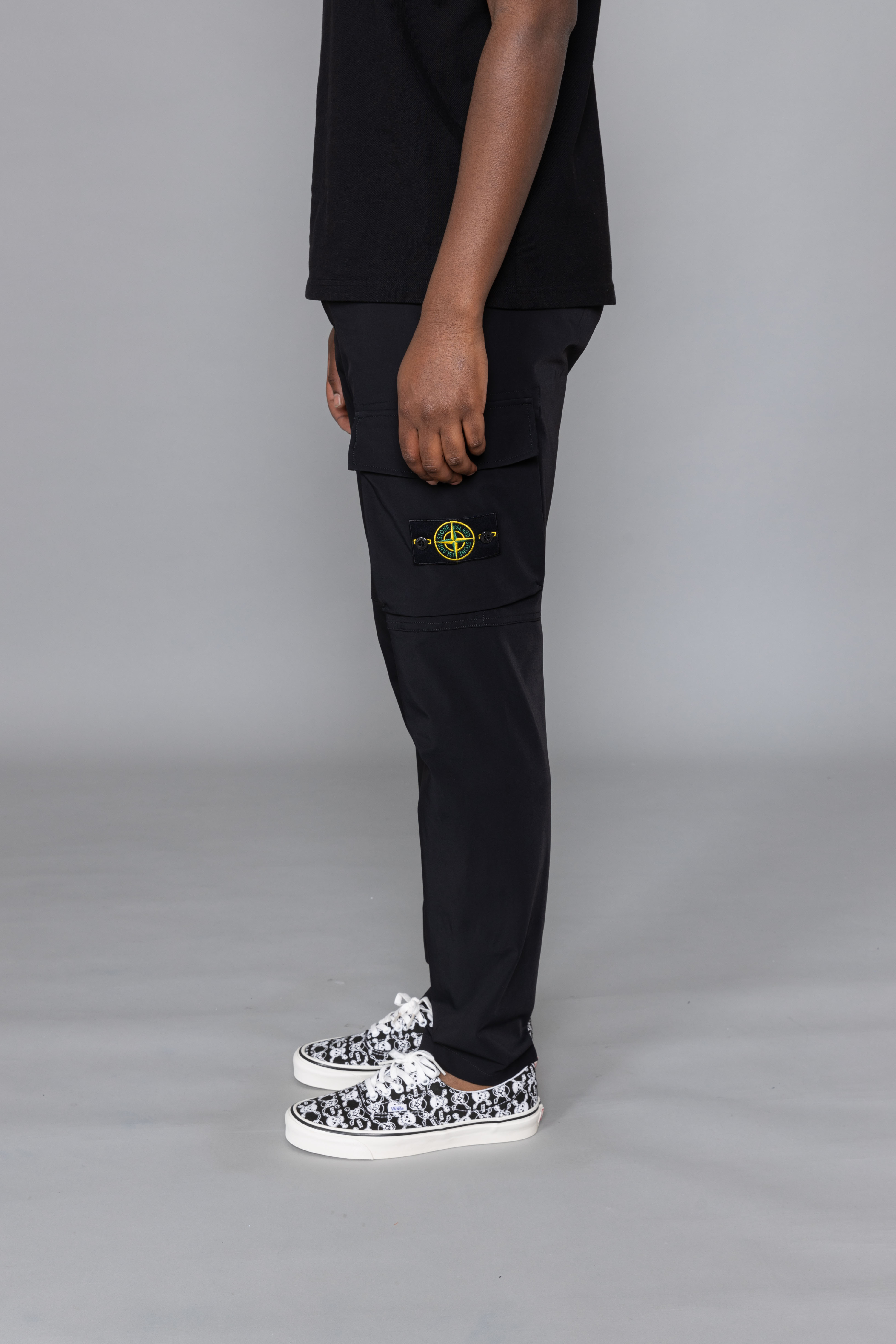 black stone island cargos