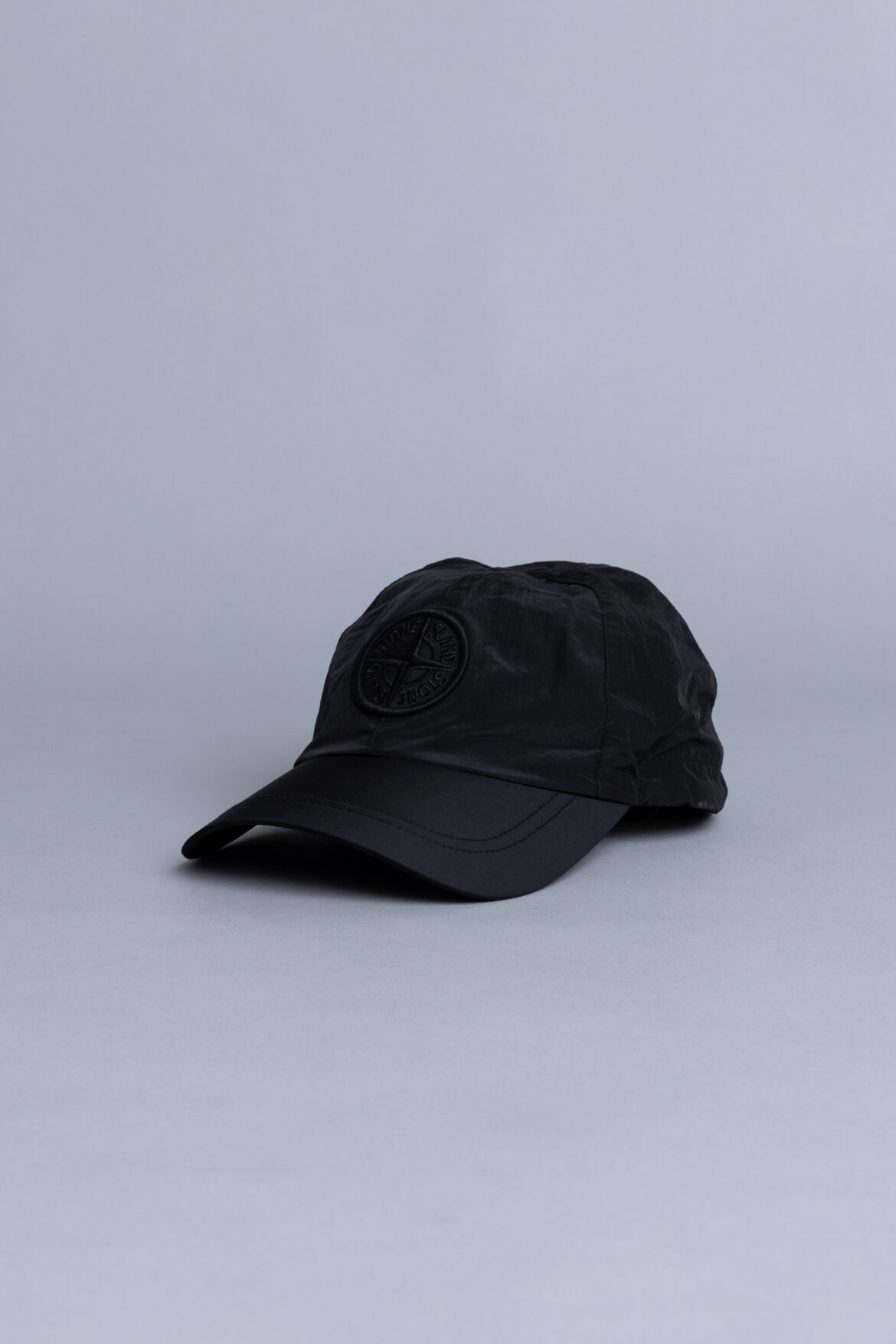 stone island nylon metal cap black