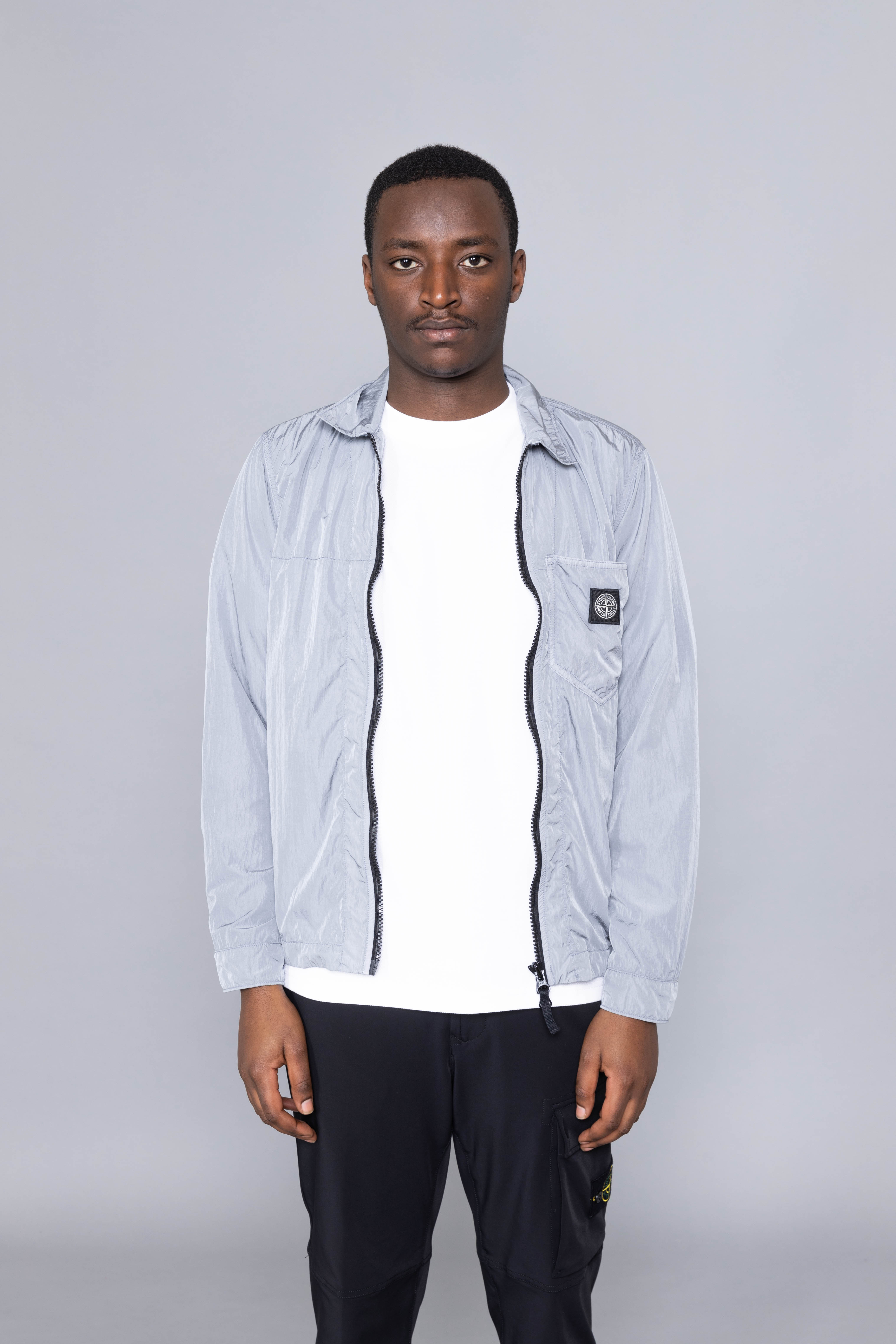 Stone Island Nylon Metal Zip Overshirt 