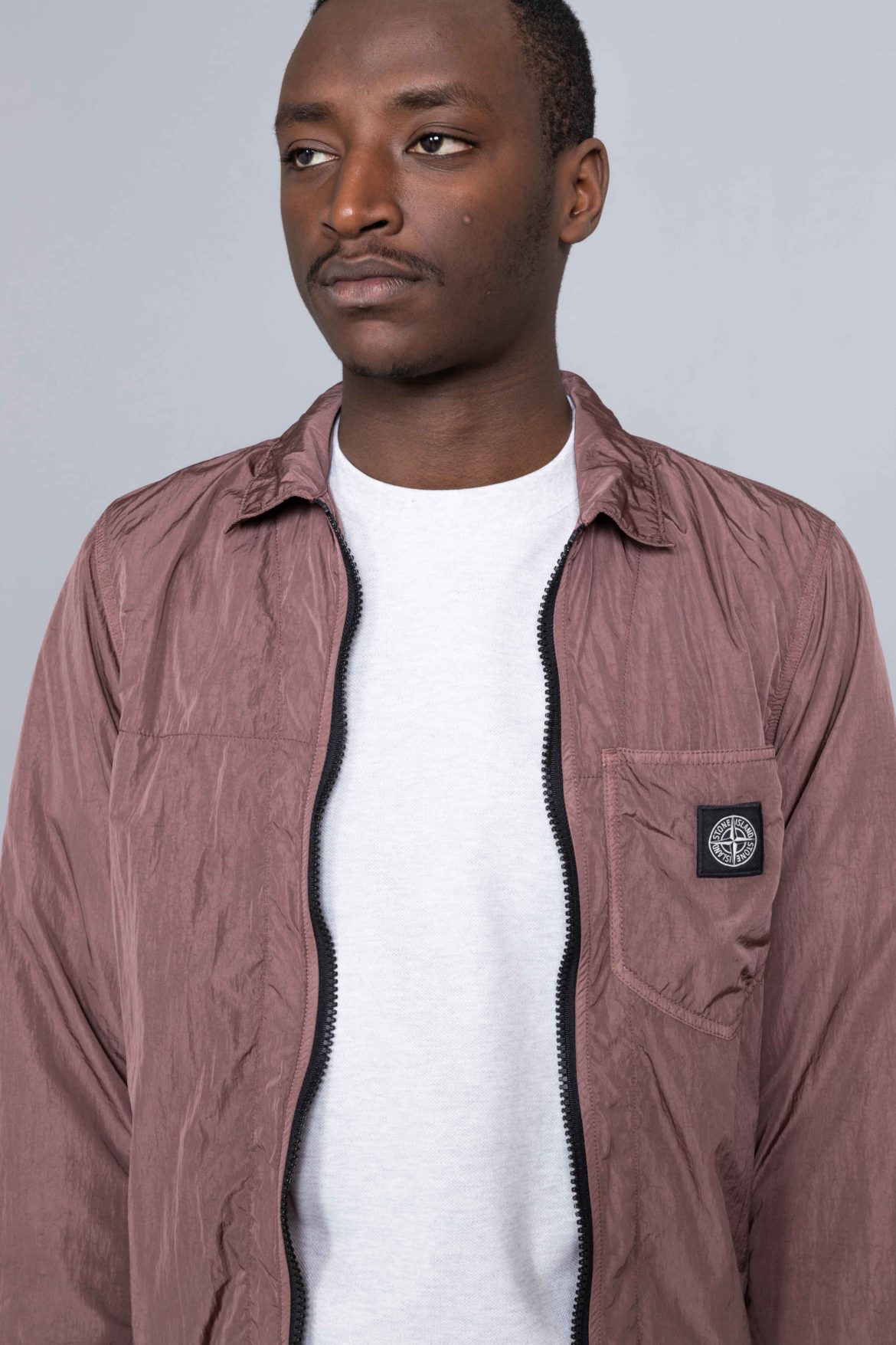 Stone Island Nylon Metal Zip Overshirt 