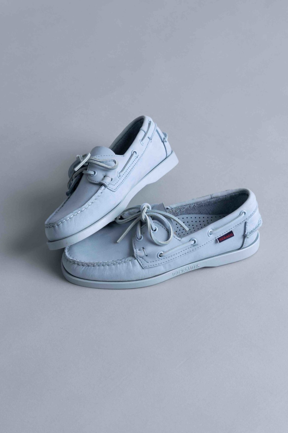 Sebago Docksides Portland Full Baby Blue sale Centrevillestore