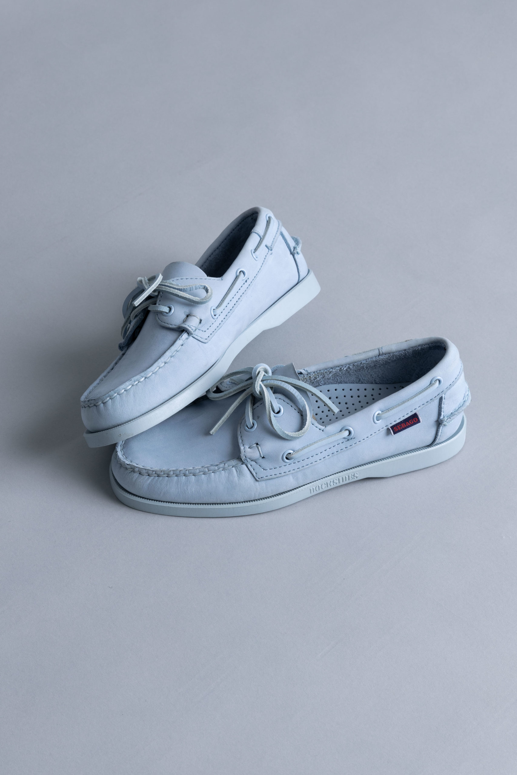 sebago docksides blue