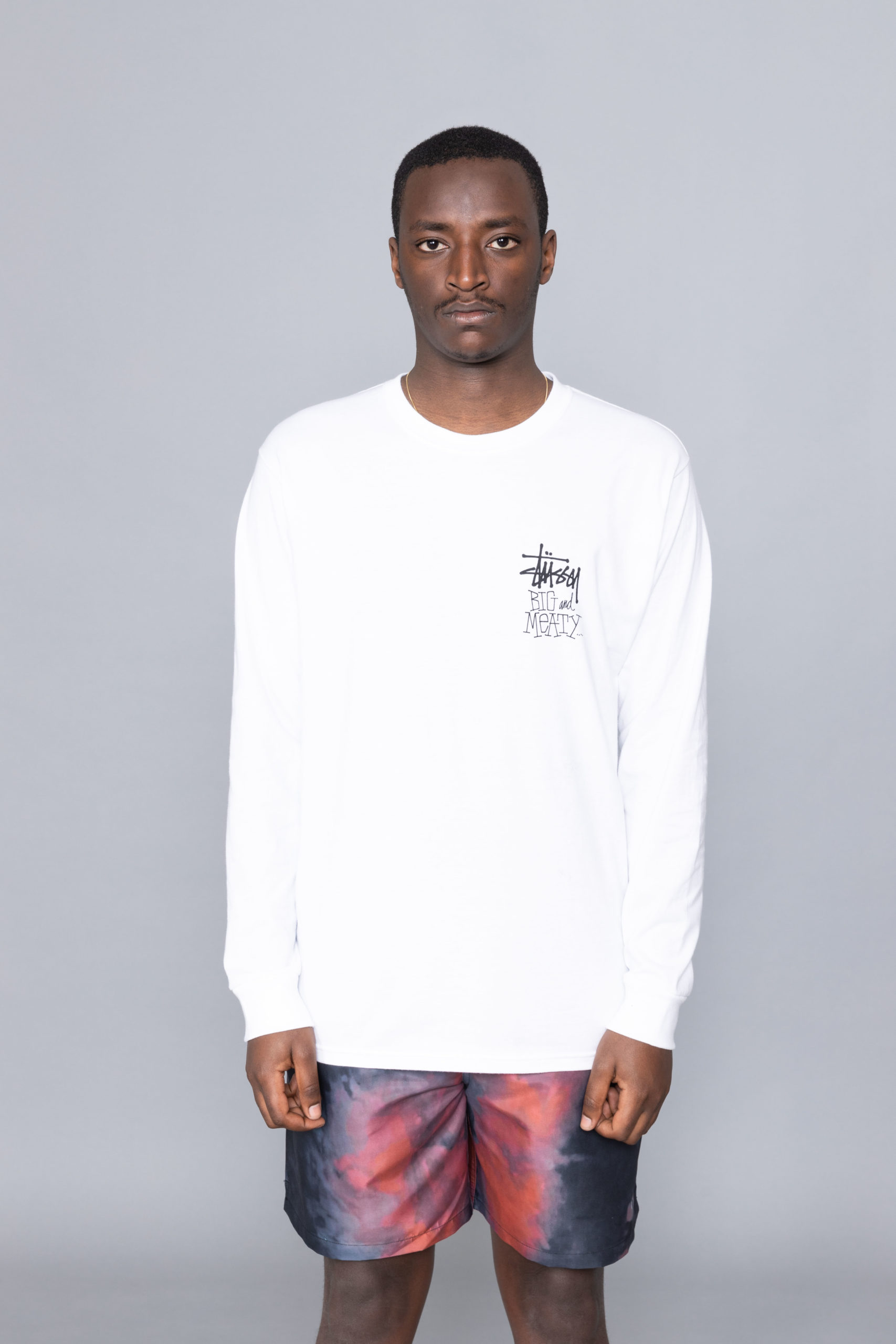 Stussy-Big-Meaty-LS-Tee-White-