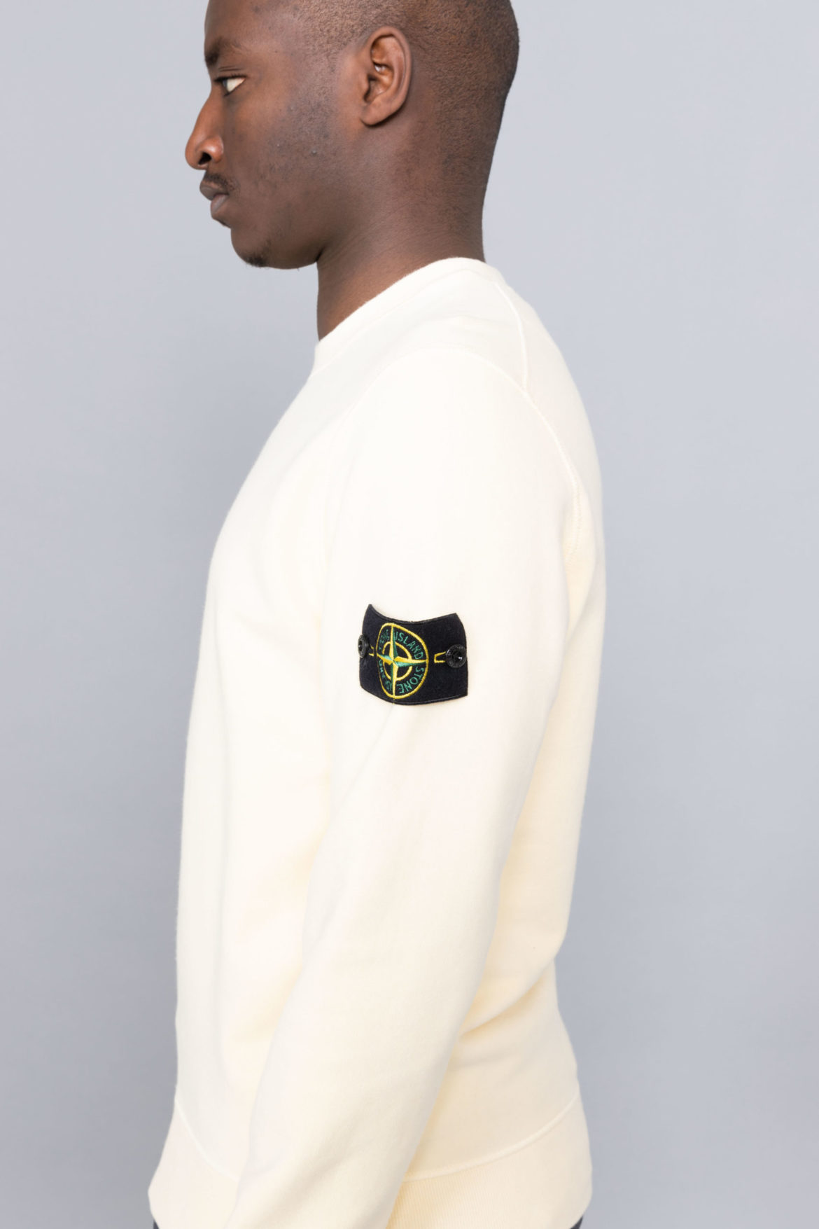 Stone Island Crewneck Sweatshirt Butter 731563020.V0035 Centrevillestore
