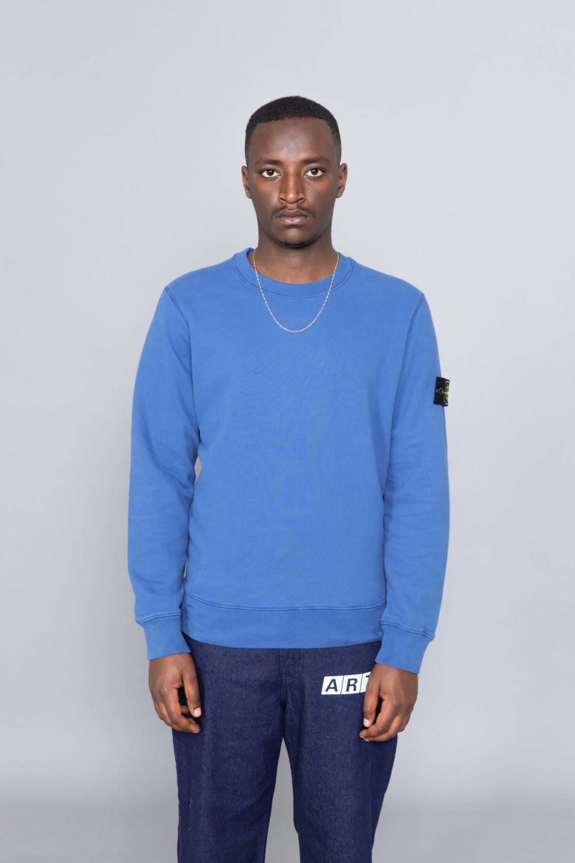 Stone Island Crewneck Sweatshirt Periwinkle - Centrevillestore