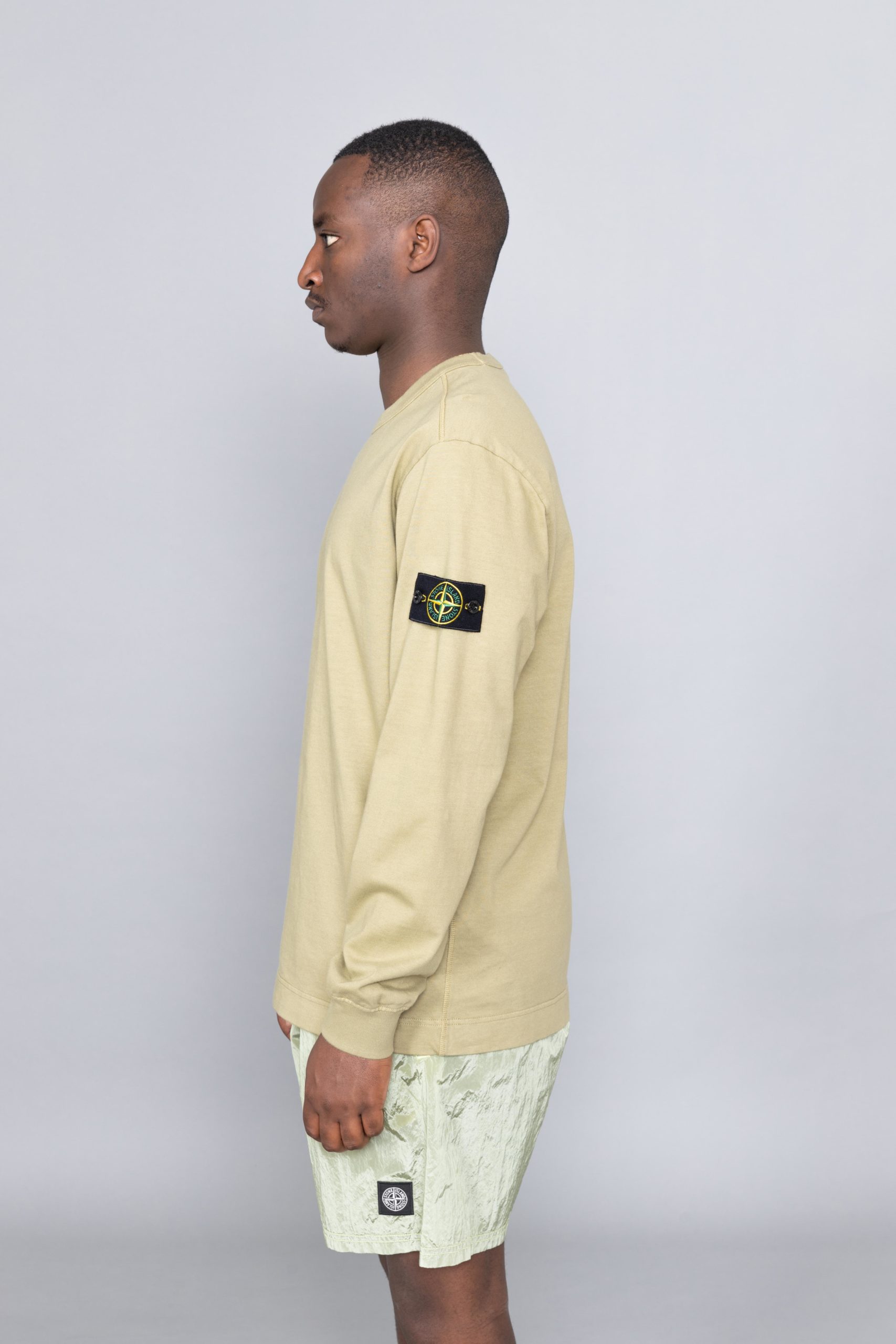 Stone Island Long Sleeve Sweat Light Brown 721564450 