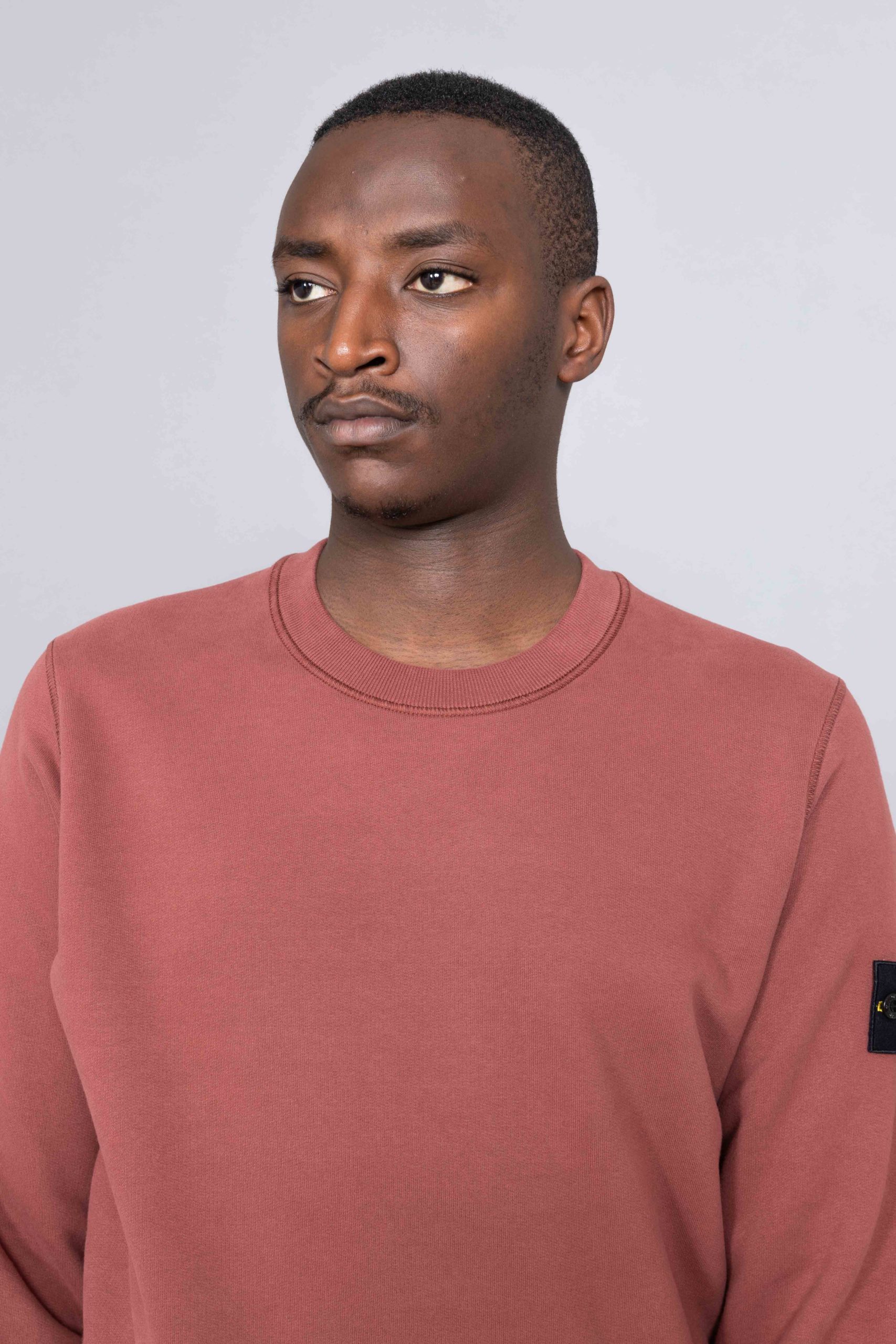Burgundy stone island sweatshirt clearance