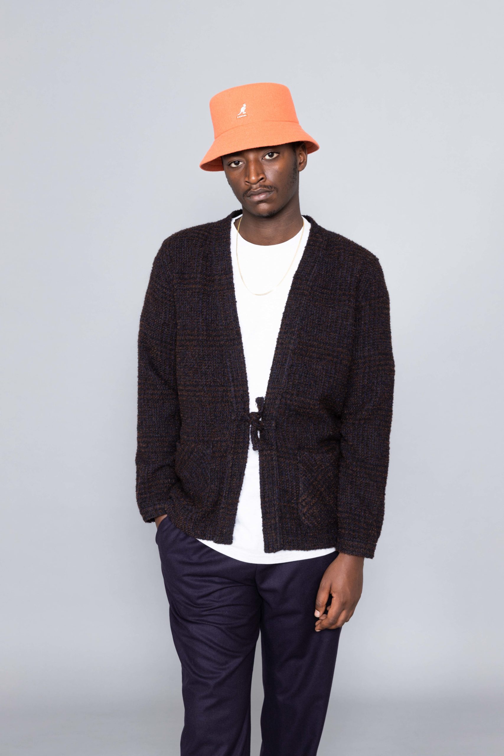Kangol Wool Lahinch Bucket Hat Fiery 