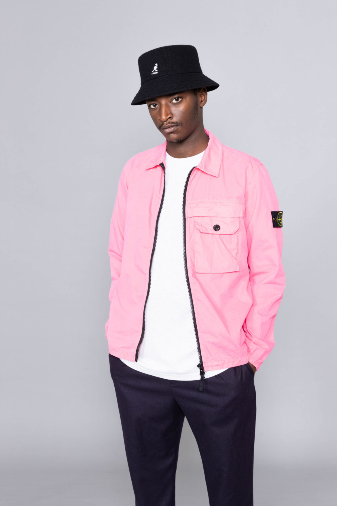Stone Island Mussola Prismatica Pietra Jacket Sienna Brown