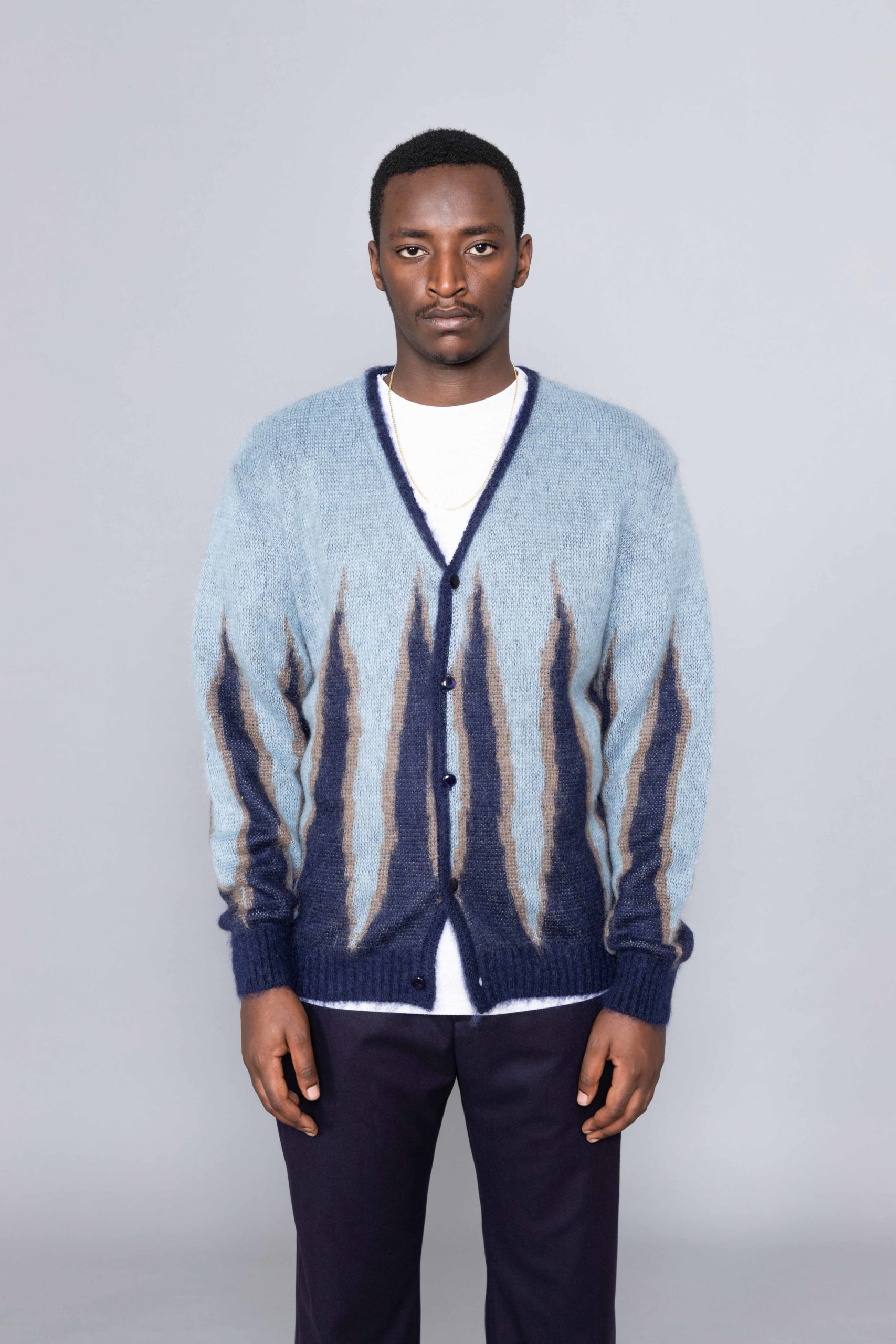 20AW Needles Mohair Cardigan - Flame