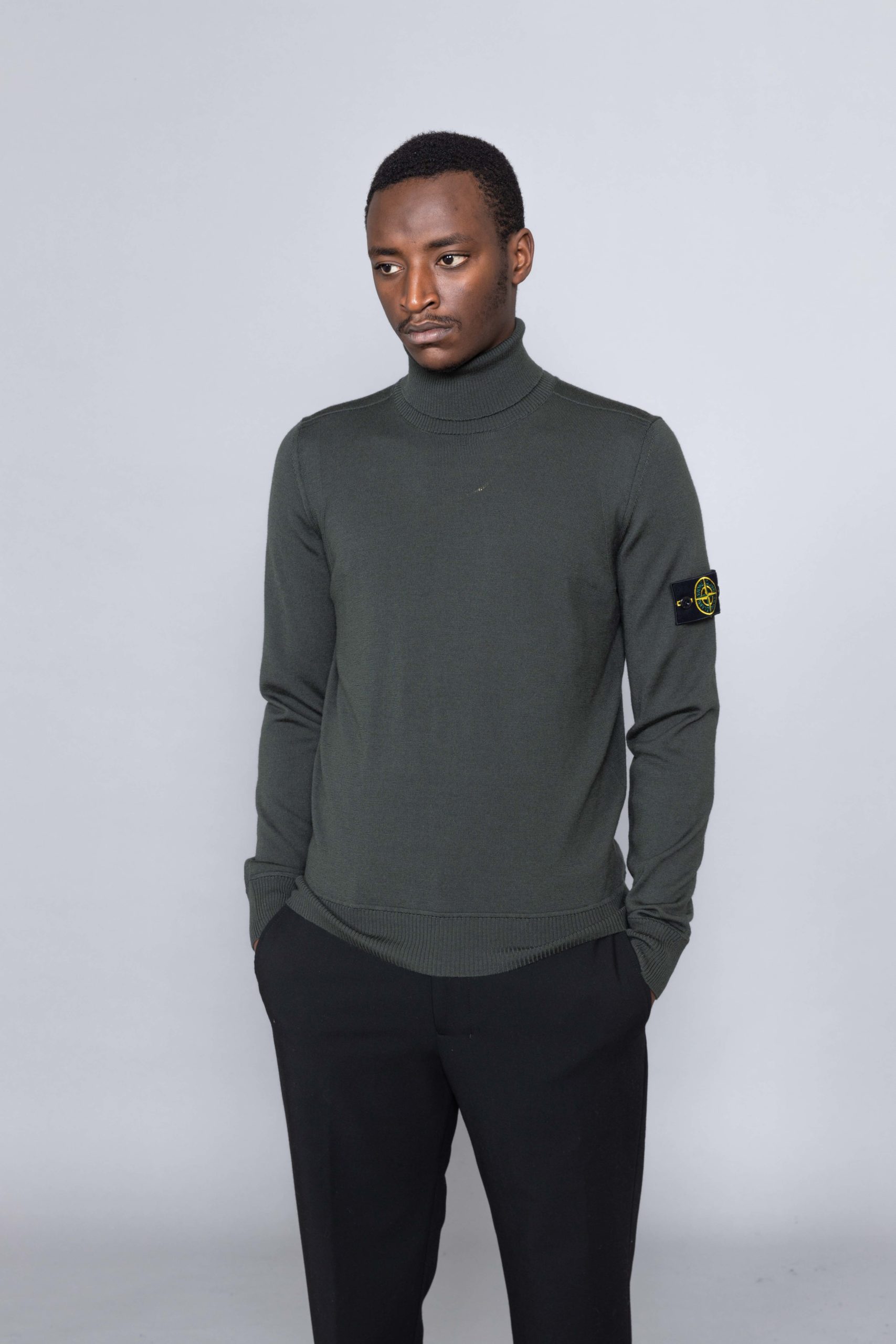 Stone Island Wool Turtleneck Musk 7315528C4.V0059 Centrevillestore