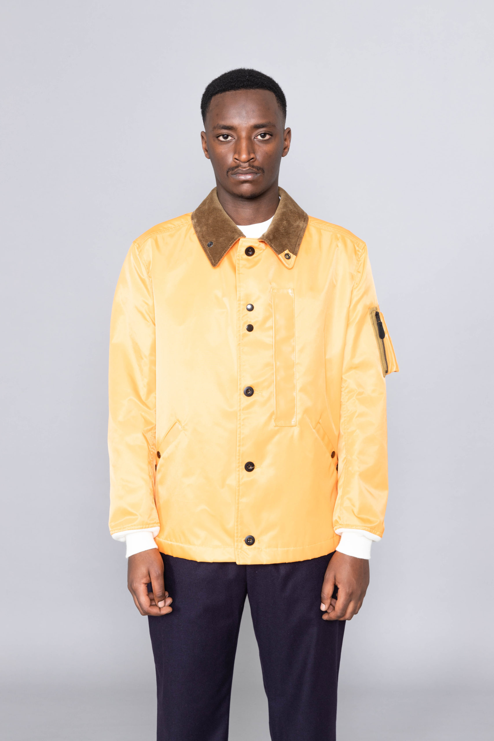 corduroy jacket mustard