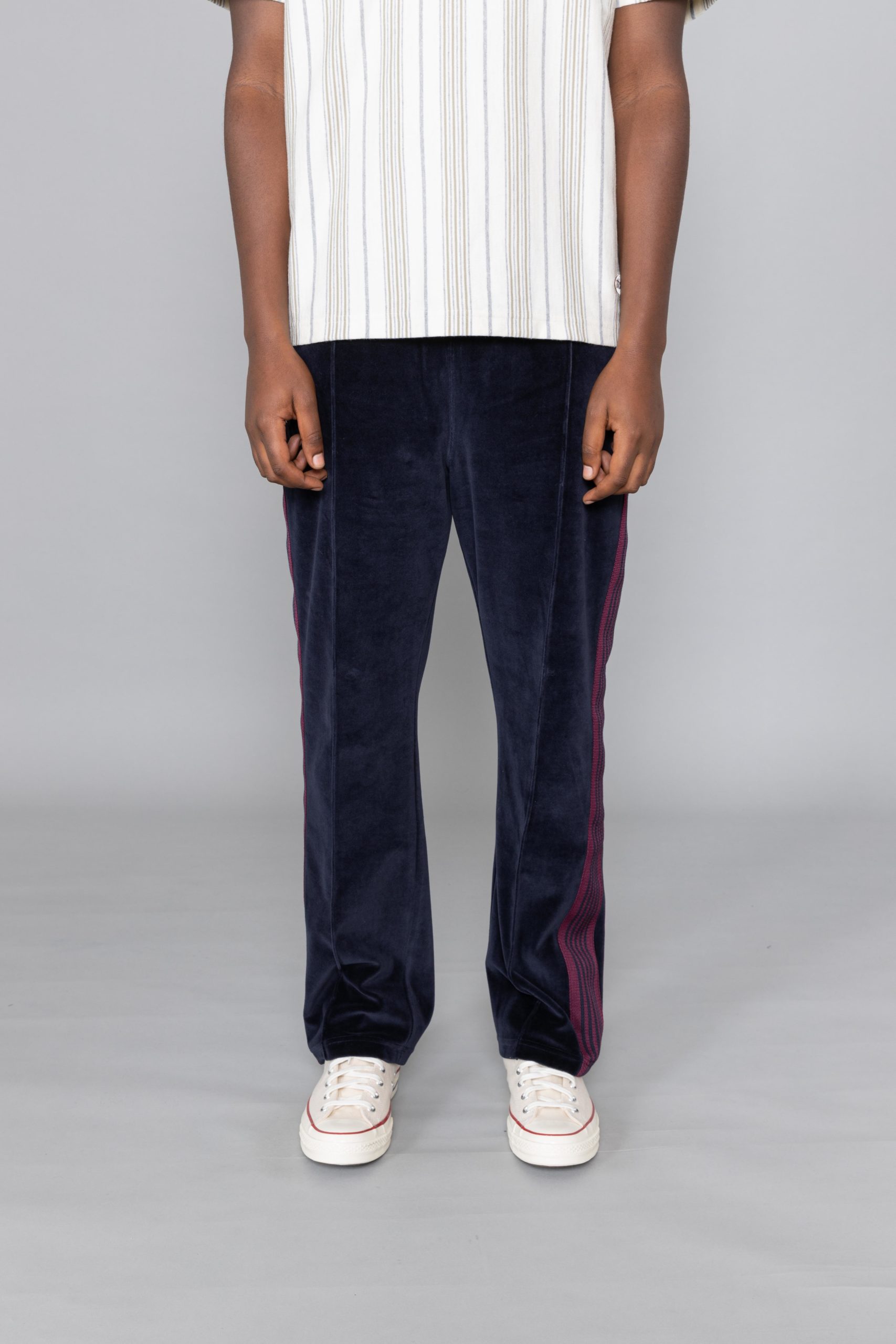 Needles Narrow Track Pants Velour japan - Centrevillestore