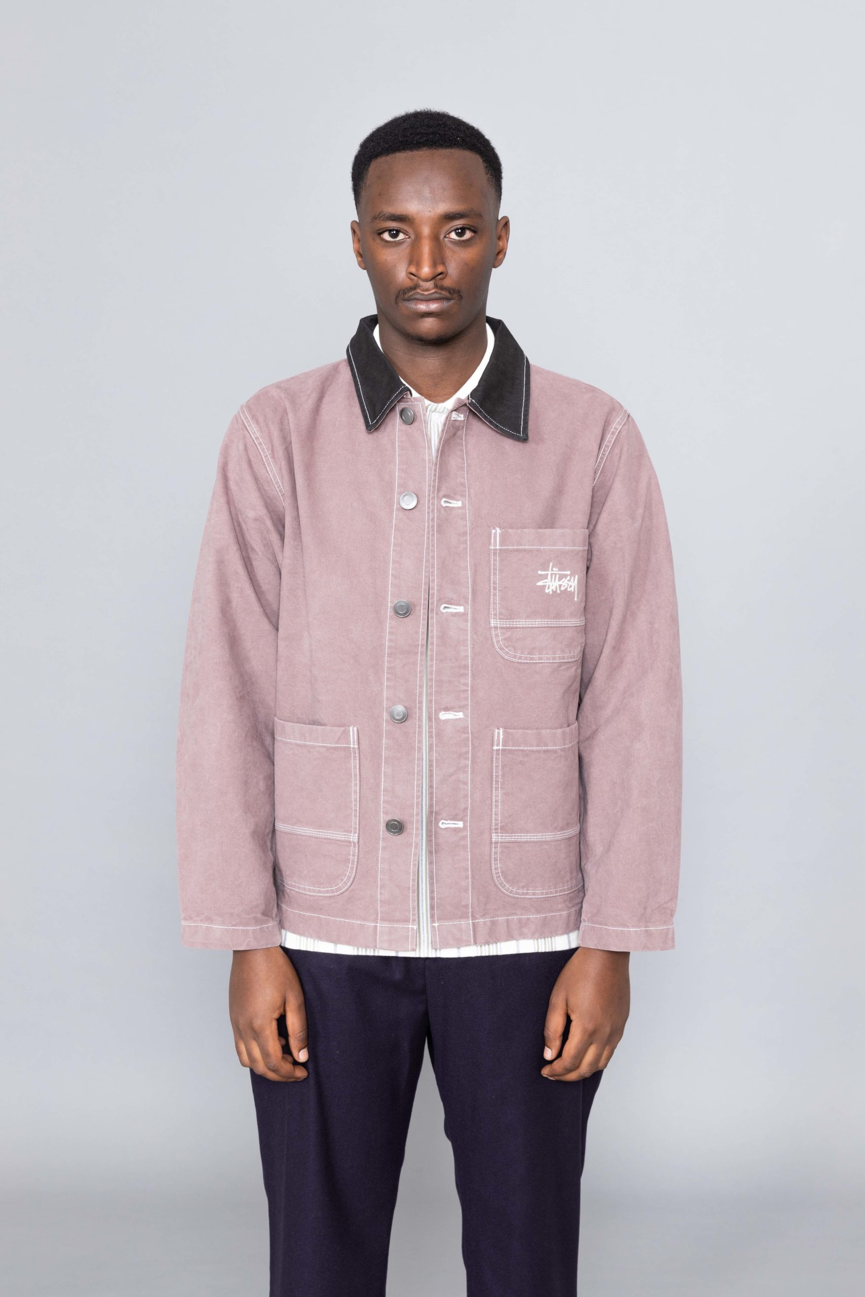 STUSSY Brushed Moleskin Chore Jacket