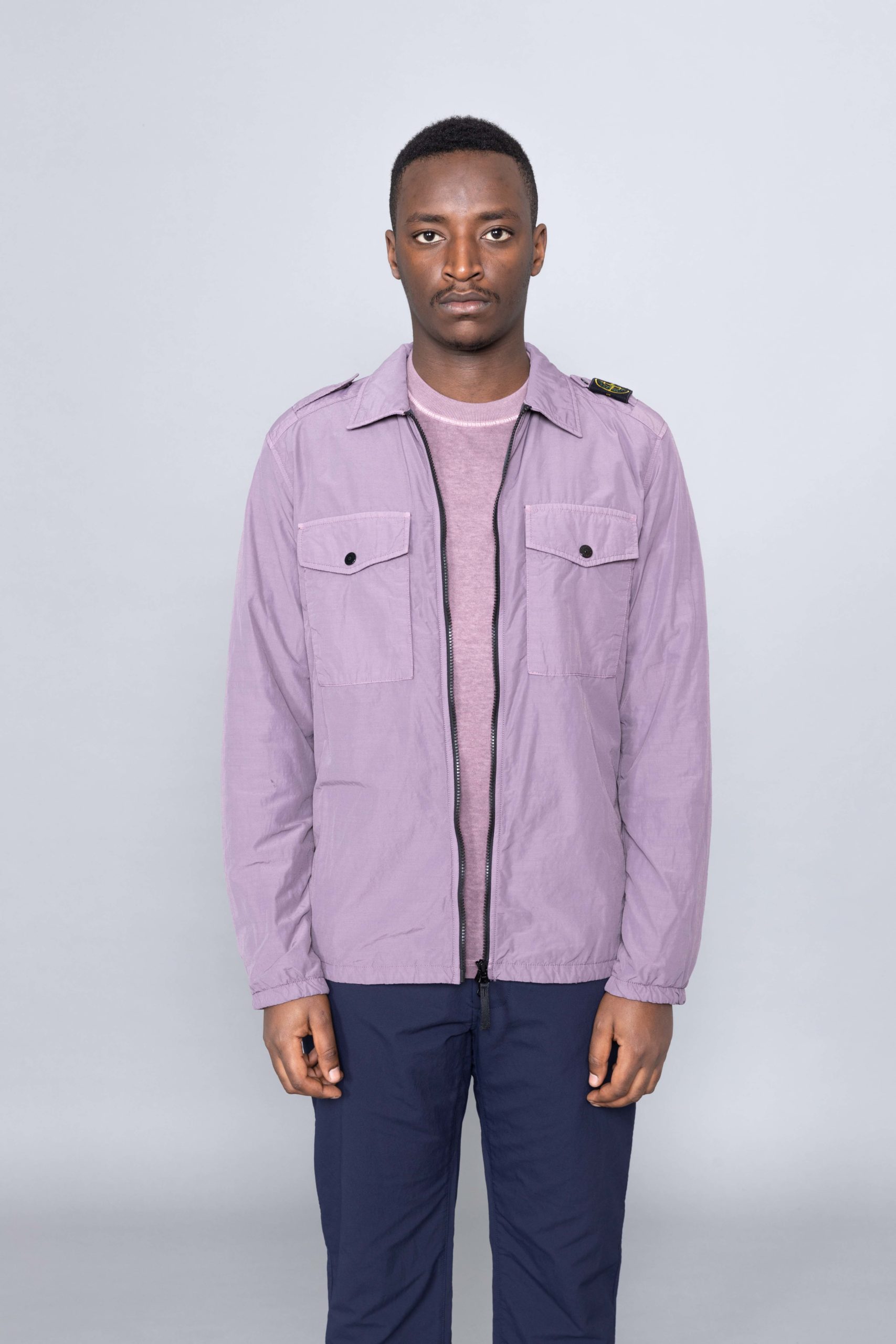 Stone Island Naslan Light Overshirt Magenta 731511303 
